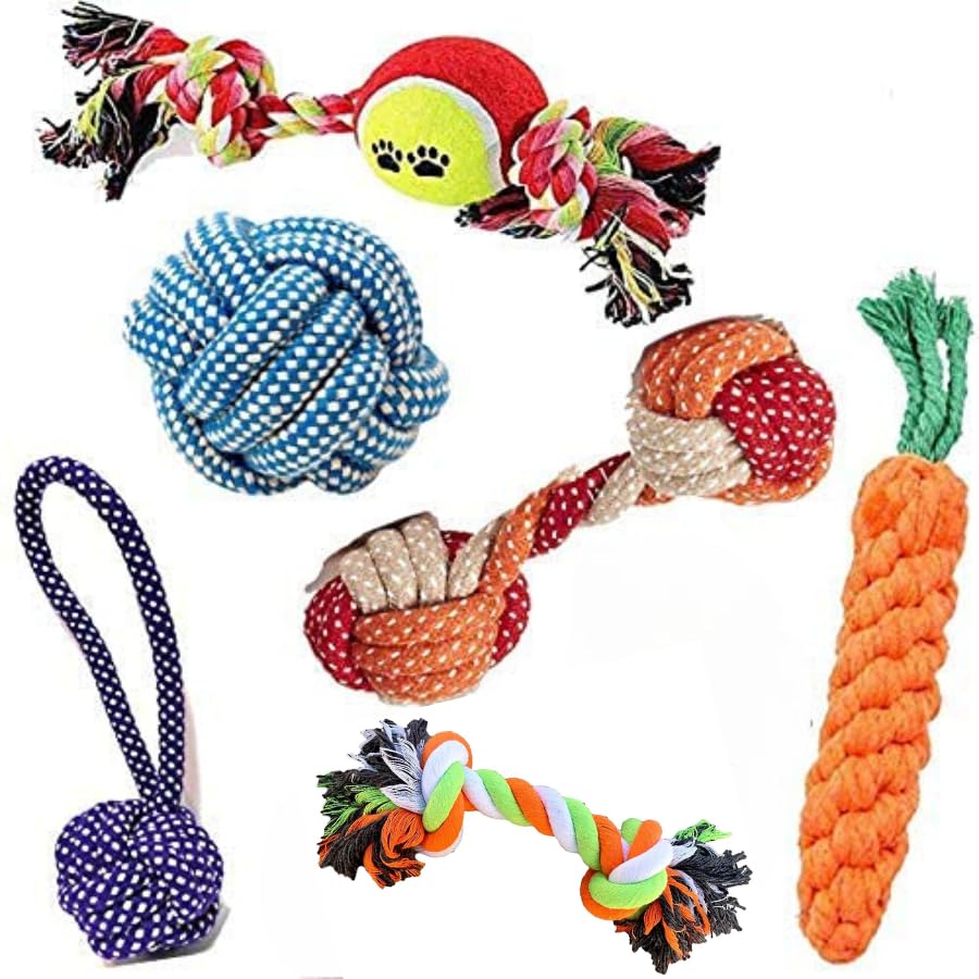 See full amazon price history chart for KittuPet Dog Rope Toys Puppy Small and Medium Dogs Dogs Interactive Durable Washable Cotton Dog Chew Rope Toys Teeth Cleaning Pack of 6 Rope Toys, 6 Pcs (Color May Vary) KittuPet Dog Rope Toys Puppy Small and Medium Dogs Dogs Interactive Durable Washable Cotton Dog Chew Rope Toys Teeth Cleaning Pack of 6 Rope Toys, 6 Pcs (Color May Vary) (B0BXH97X2F) Amazon Price History, Amazon Price Tracker