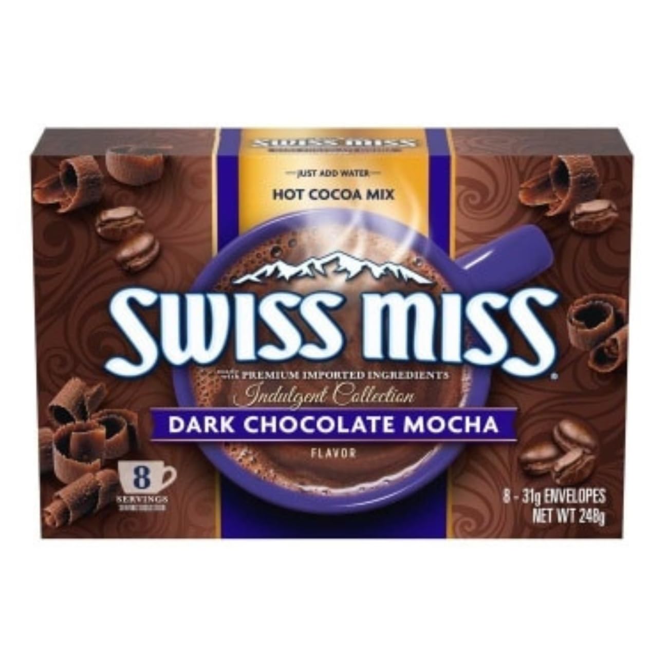 Swiss Miss Dark Chocolate Mocha Hot Cocoa Mix, 248 g
