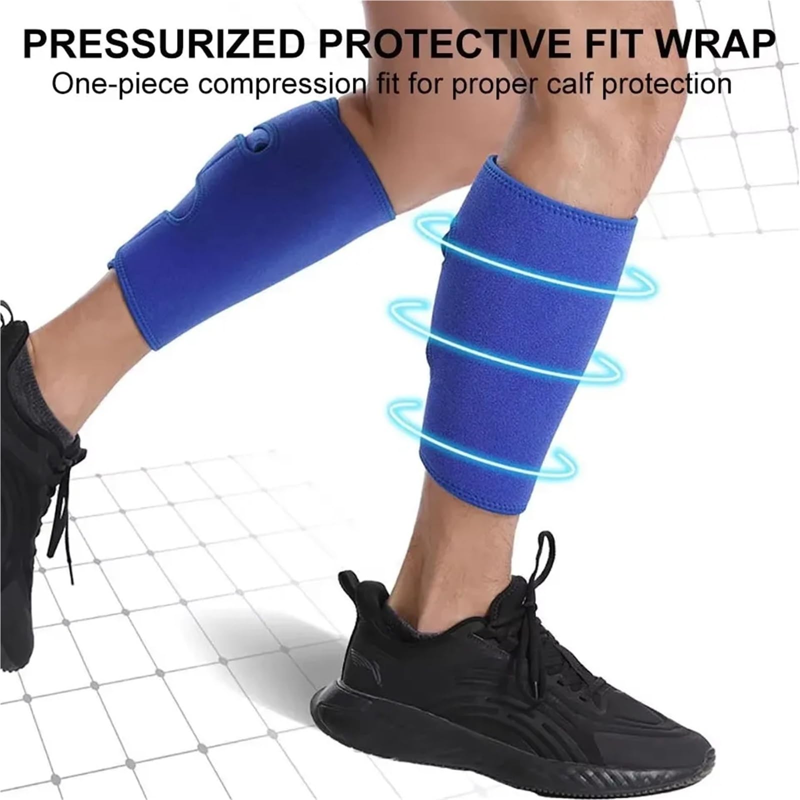 Rodillera Compresion 1 pieza de espinillera deportiva ajustable, calentadores piernas, manga for ciclismo, fútbol, ​​baloncesto, levantamiento pesas