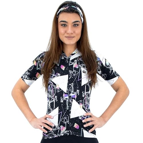 Camisa de Ciclismo Feminina Marcio May Funny Premium Bike Universe