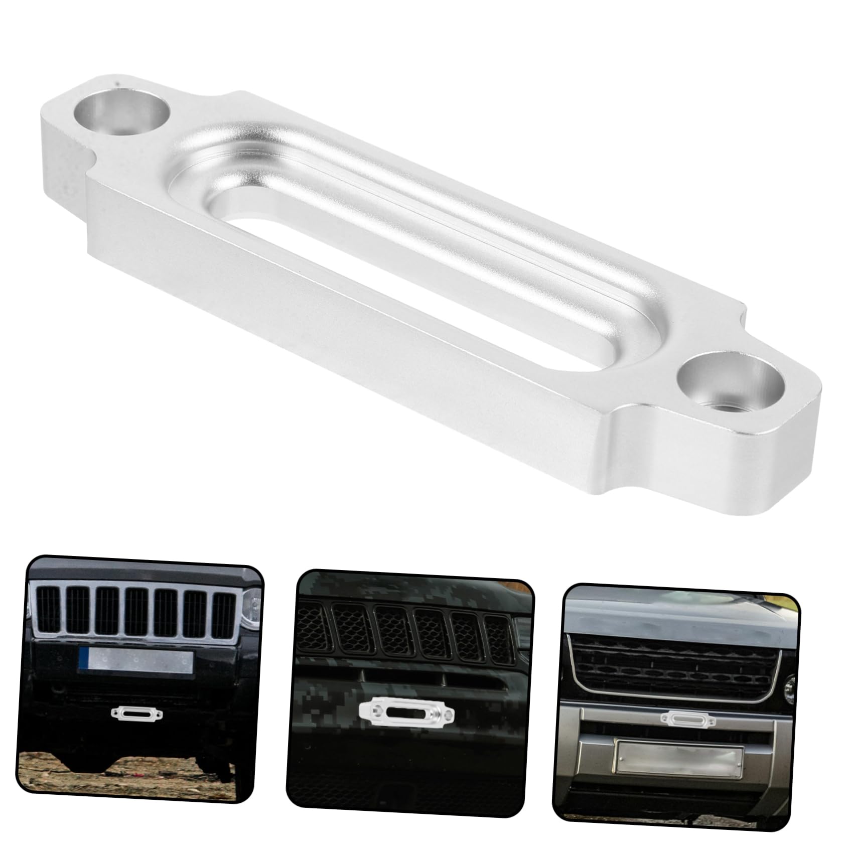 Cabilock Synthetic Rope Hawse Plate Tool Metal Winch Rope Guide Enhanced Stability