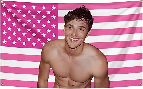 TeLOni Tapiz Elordi de fondo de bandera estadounidense, 3 x 5 pies, decoración de pared para dormitorio, sala de estar, dormitorio, decoración de