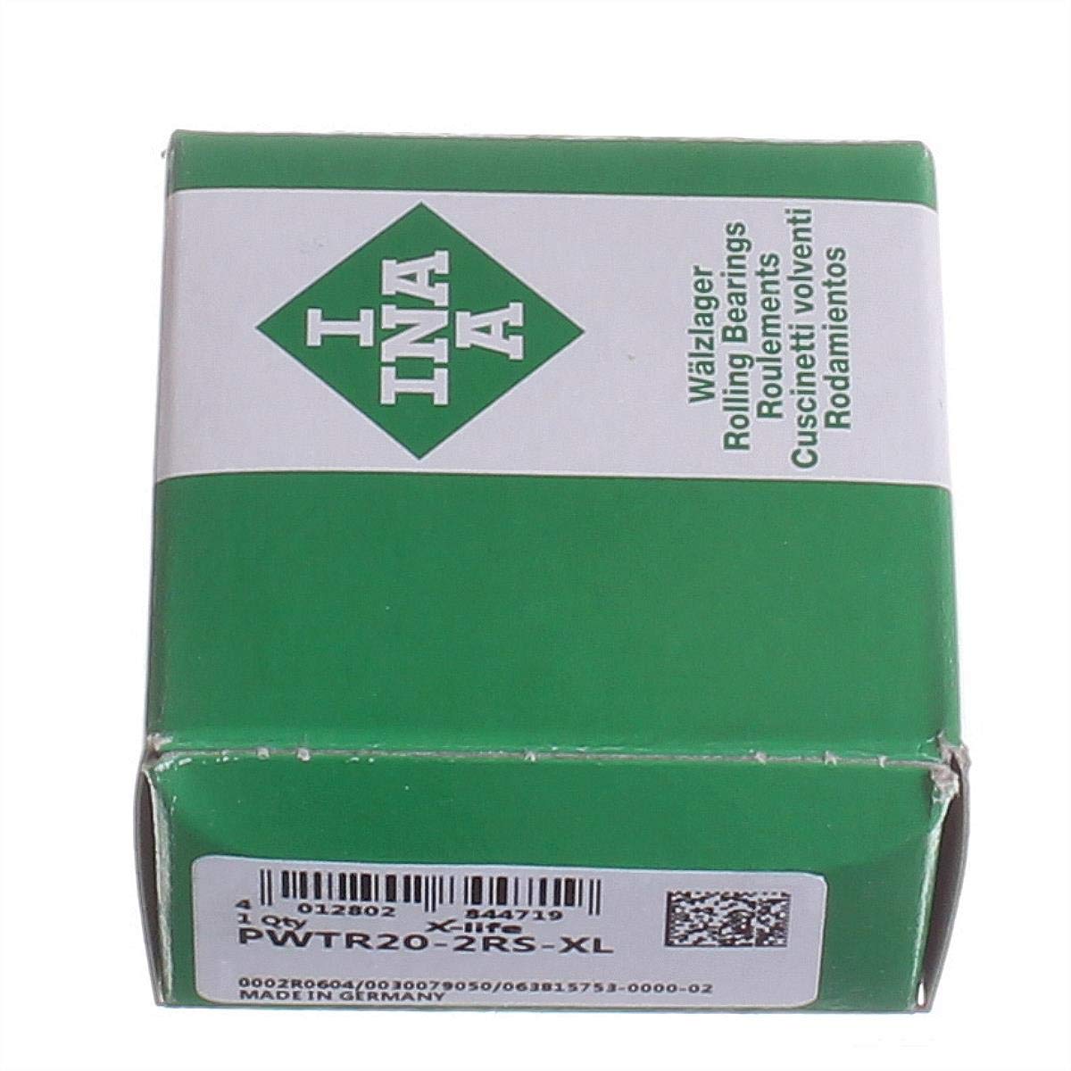 PWTR20-2RS-XL INA Stützrollen PWTR..-2RS, vollrollig, mit Axialführung, beidseit