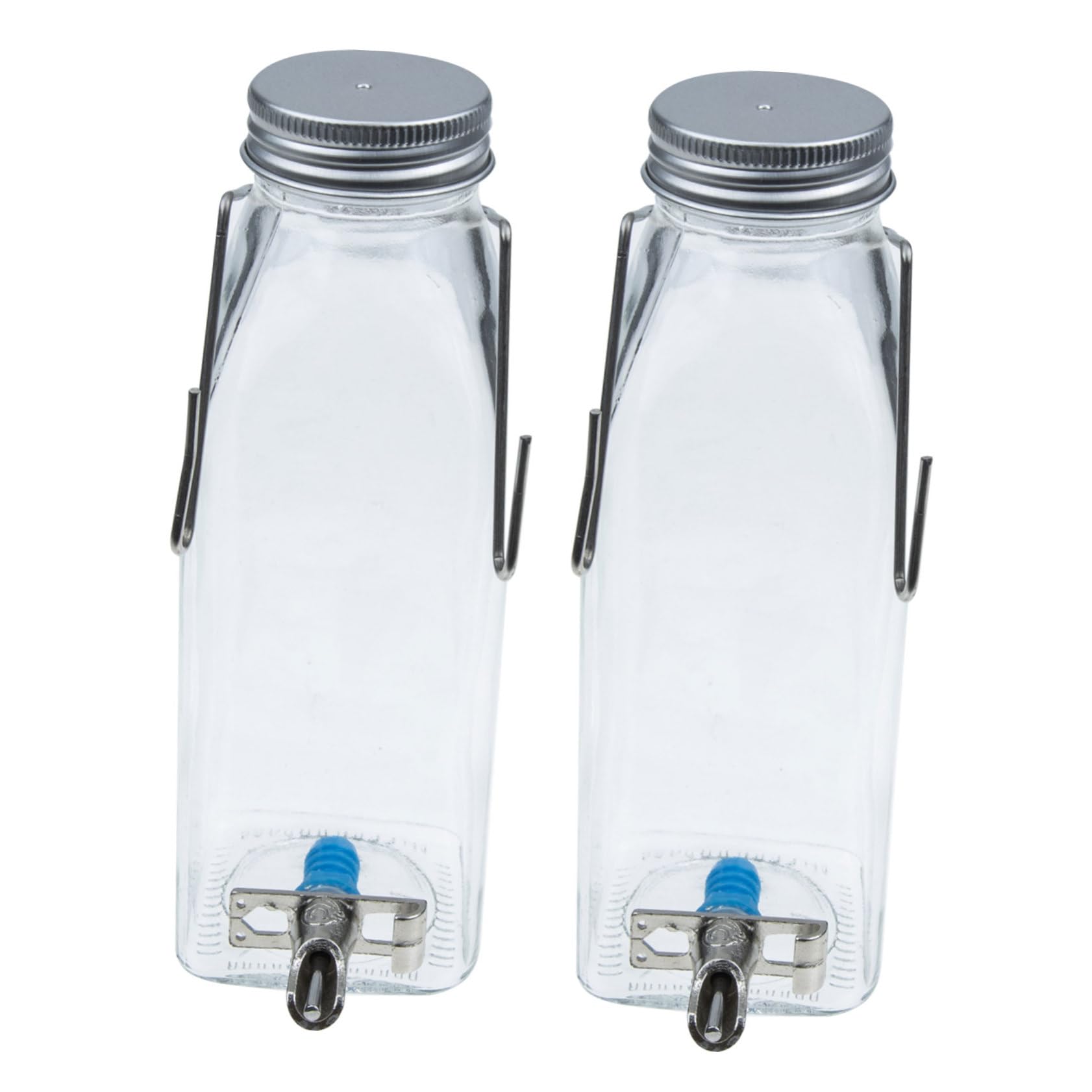 ibasenice Pet Water Bottle 350ml Rabbit Water Fountain Bunny Waterer Hanging Feeder Leak- Quiet Pin Durable