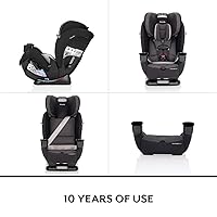 Vista 3 de Evenflo All4Stages - Asiento convertible delgado 4 en 1 para automóvil (gris balduino)