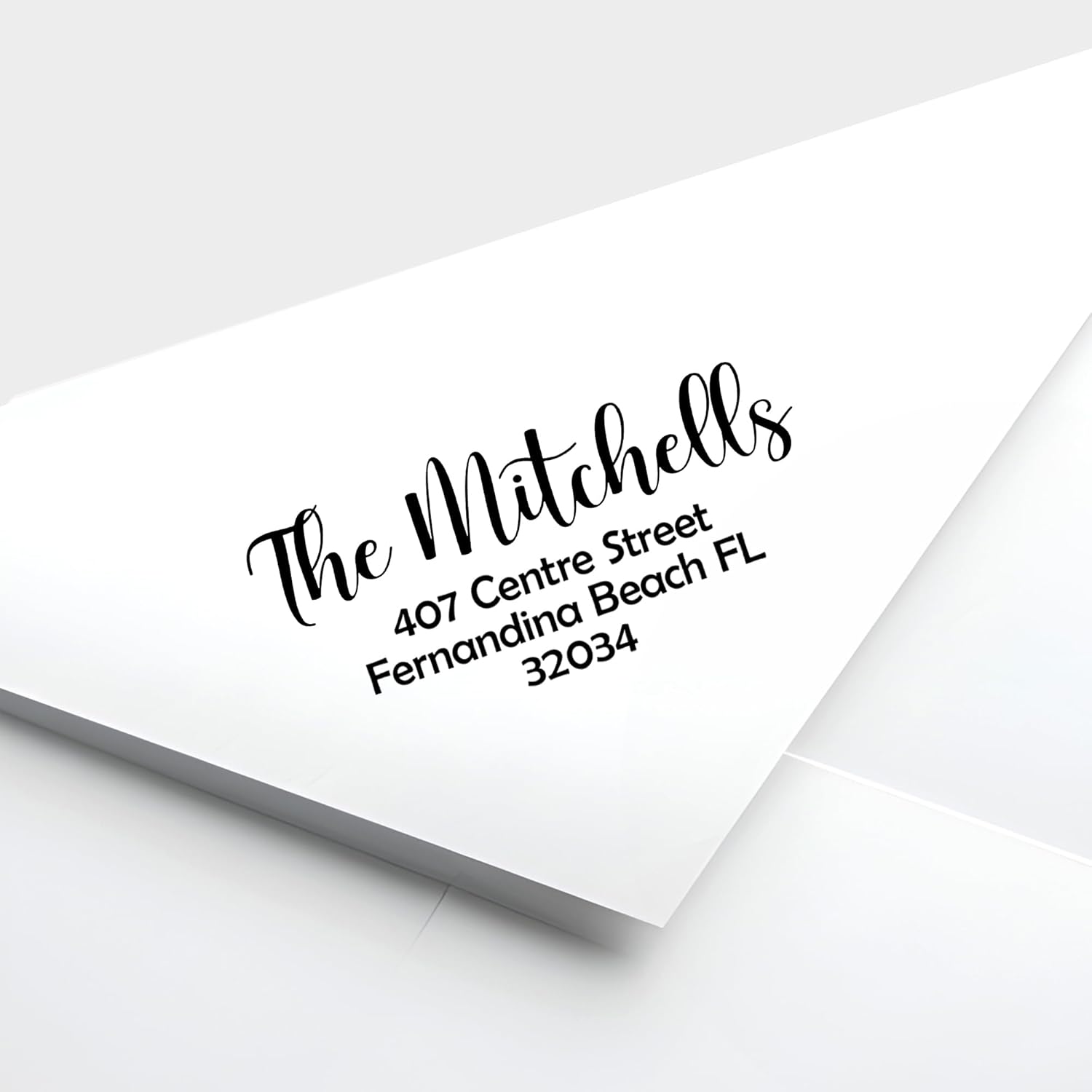 Promot Personalized Return Address Stamp Custom Text Up