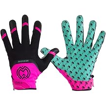 قفازات كرة القدم للشباب EVO2 Sticky Grip ProTac Palms، خفيفة الوزن وقابلة للتنفس، قفازات كرة القدم للأطفال SFIA