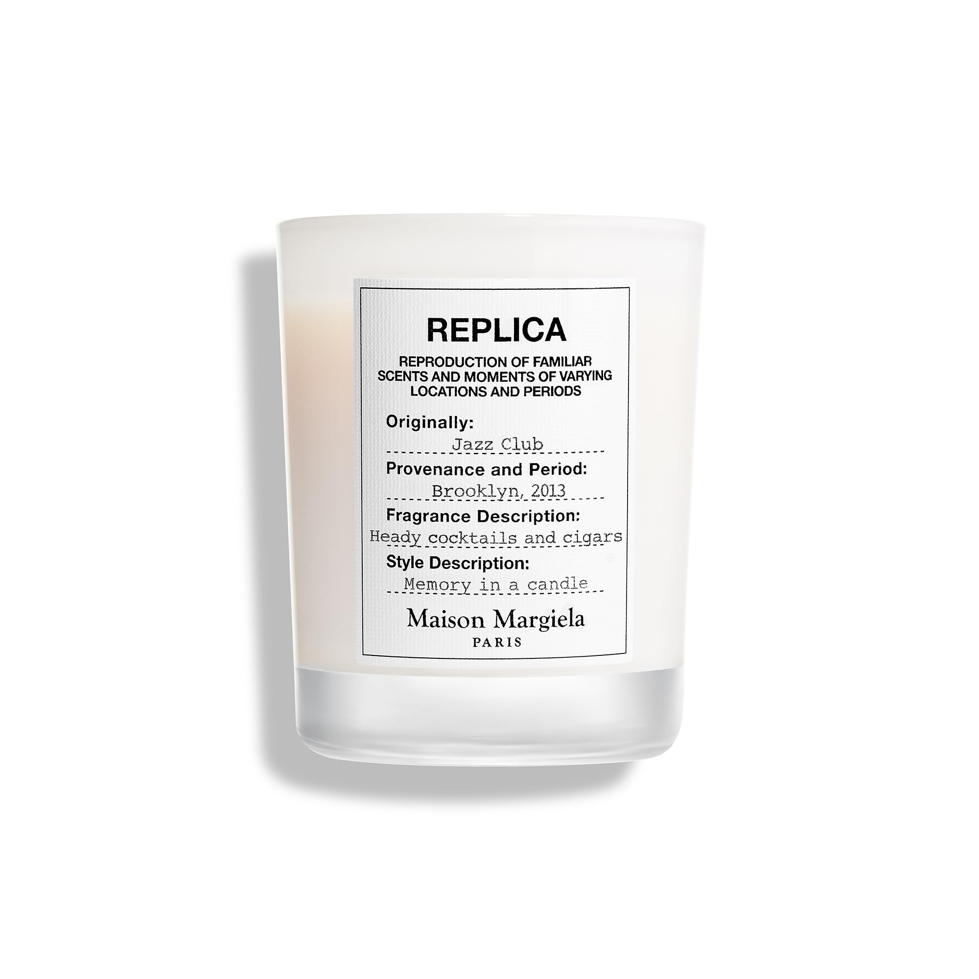 MAISON MARGIELA REPLICA Jazz Club Candle 165g : Amazon.sg: Home
