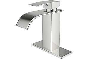 BASDEHEN Waterfall Bathroom Faucet: Elevate Your Bathroom Style