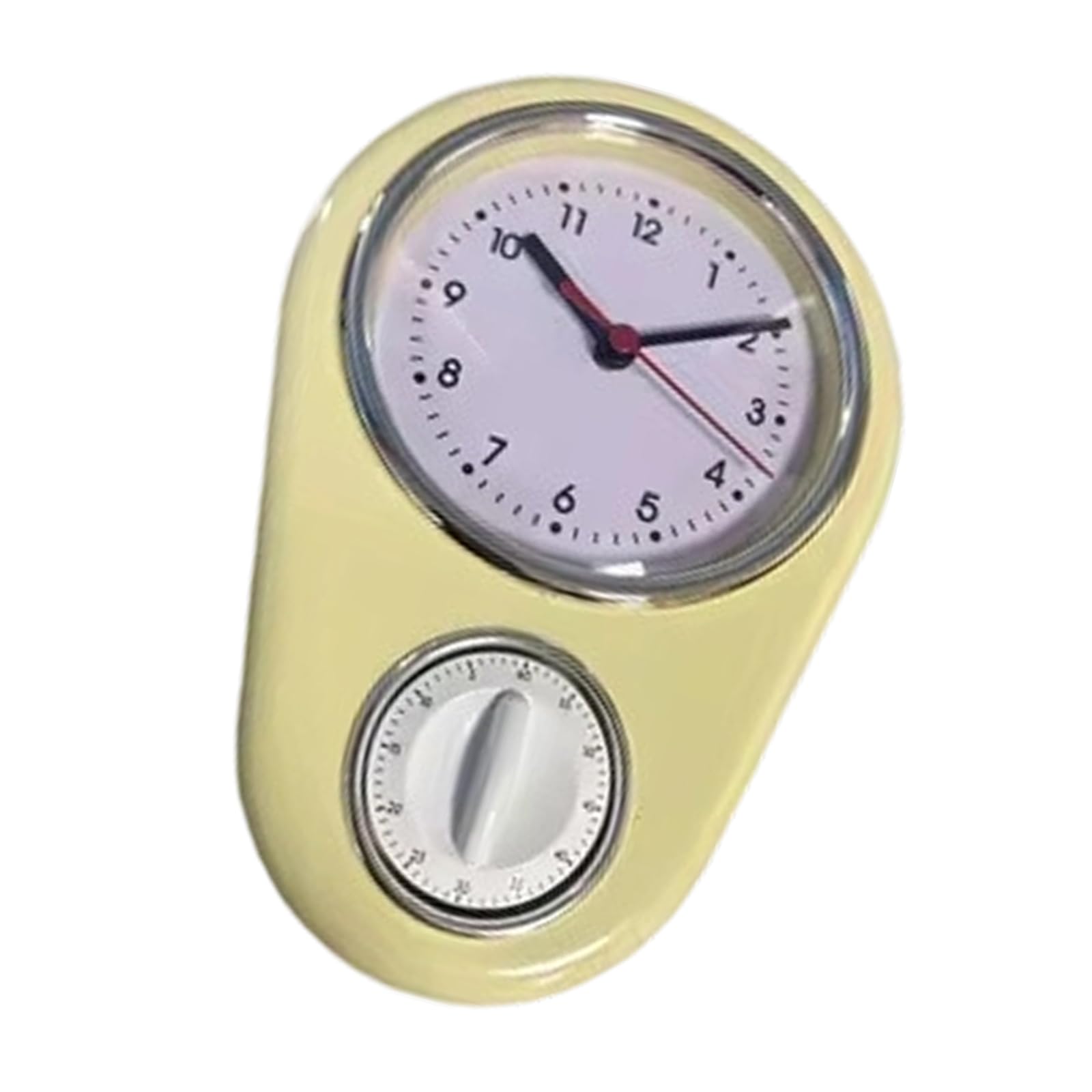 9Inch Kitchen Timer Wall Clock Multifunction Precises Quiet Operations Quartzs 60 Minutes Visual Countdown Kitchen Wall