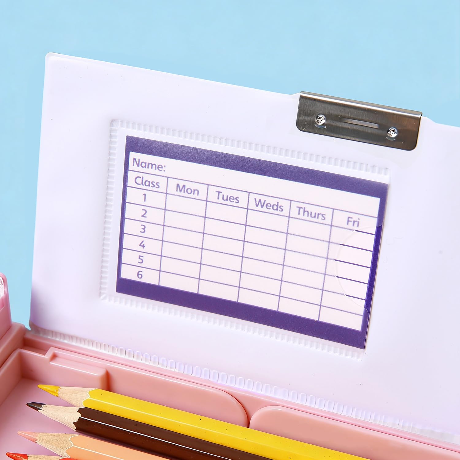 LilyBeauty Pop Up Multifunction Pencil Case for Girls and Boys, Cute Cartoon Pen Box Organizer Stationery, Sharpener, Schedule, Whiteboard, School Supplies, Best Gifts for Kids (): Pink New