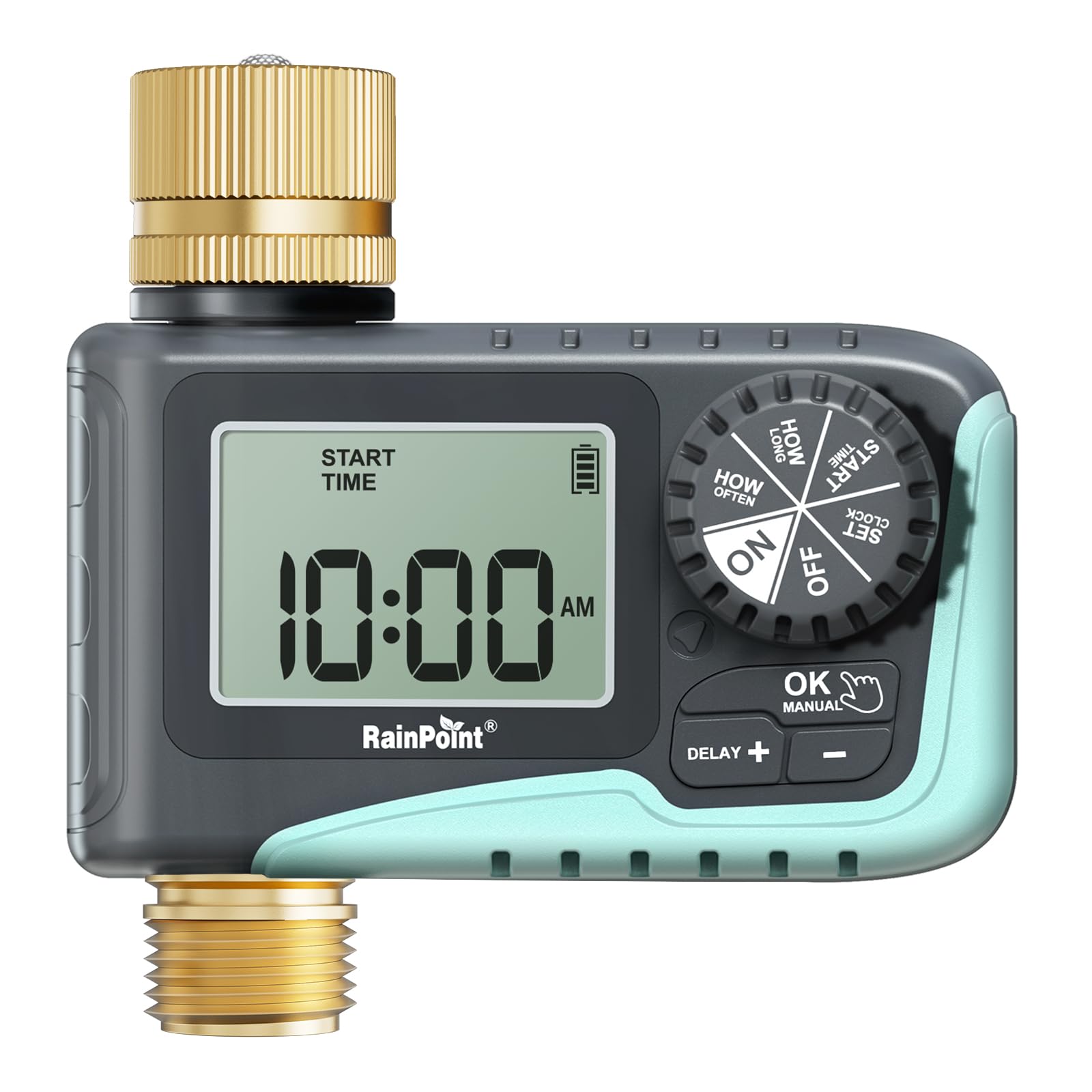 RAINPOINT Brass Inlet Hose Timer for gadern