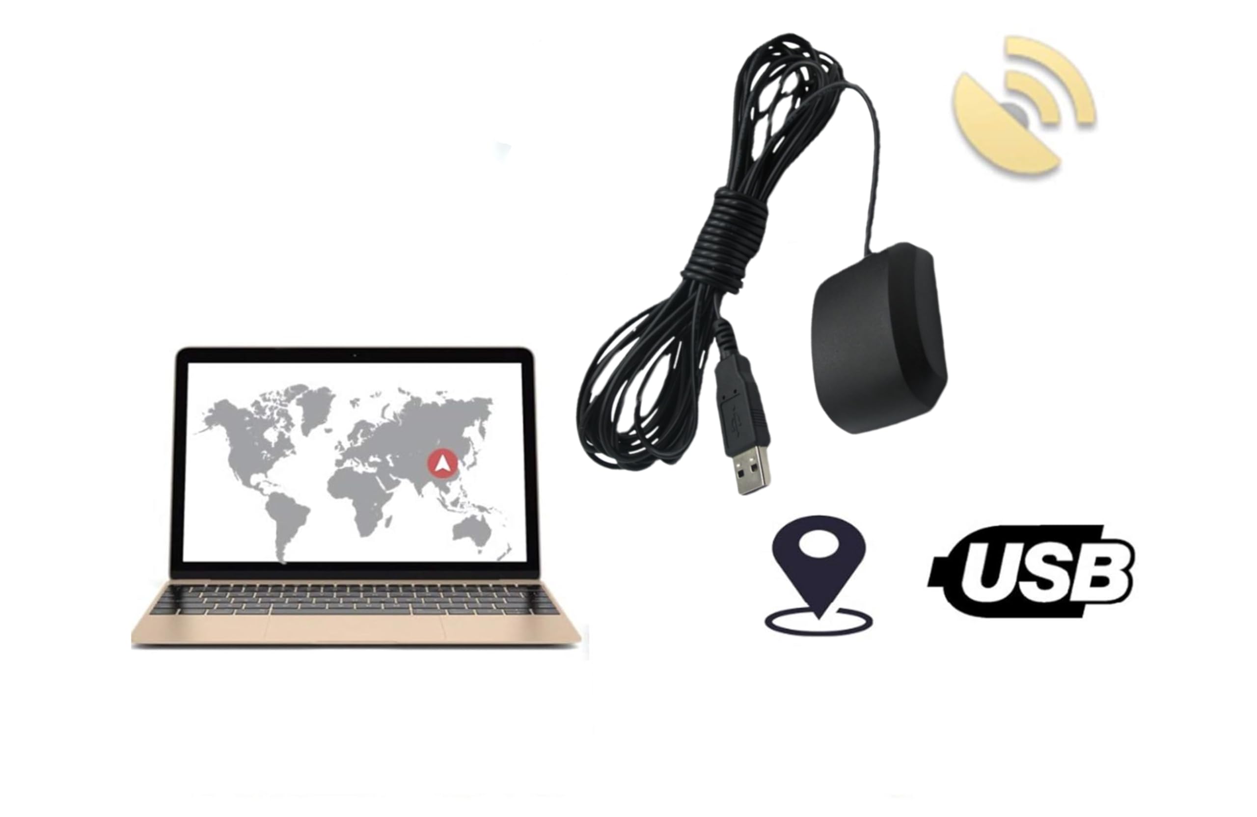 Antenna GPS USB VK-162 G-Mouse Modulo navigazione GPS esterna Ricevitore per Raspberry Pi