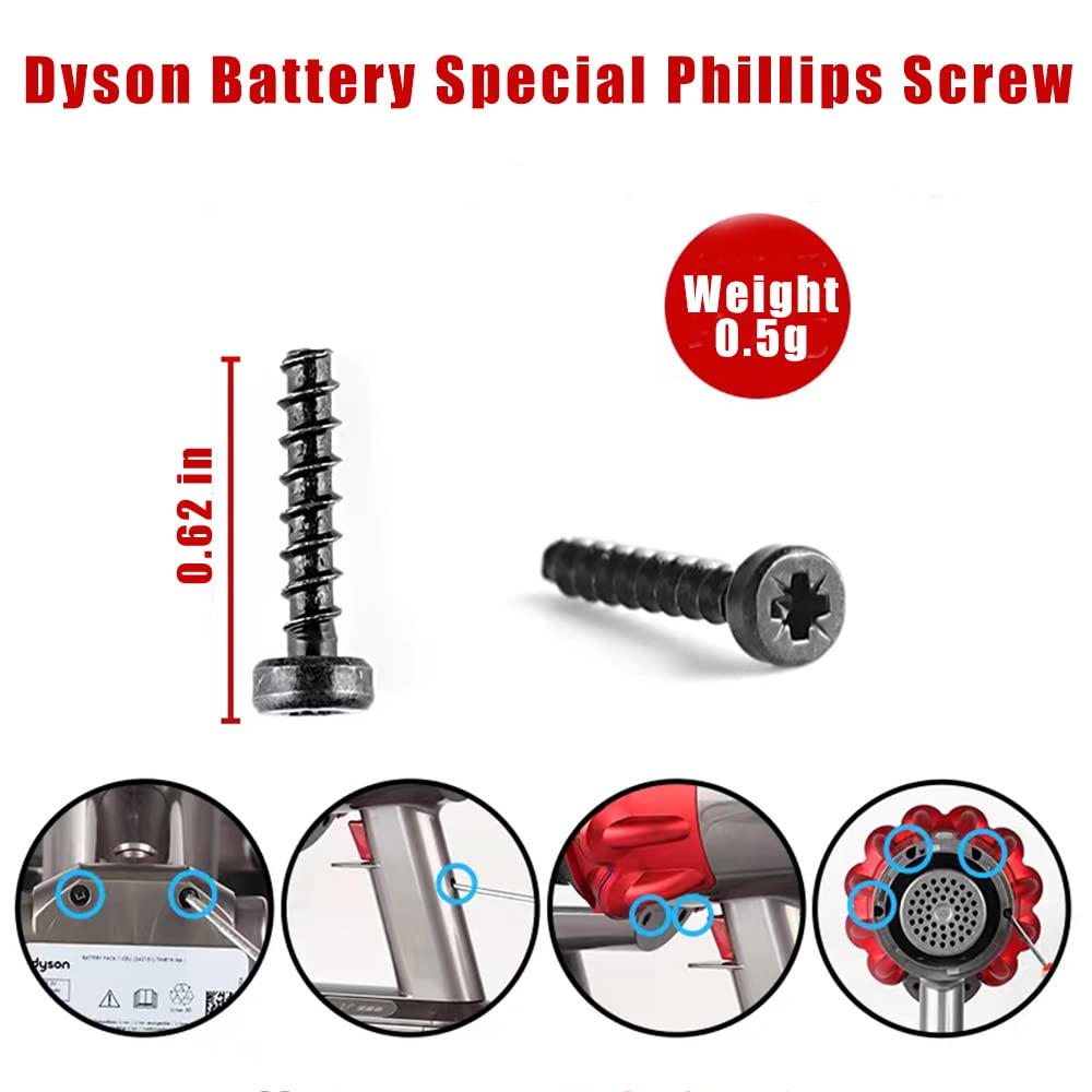 Amazon.com: 18 Pcs Universal Screws for Dyson Cordless V6 V7 V8