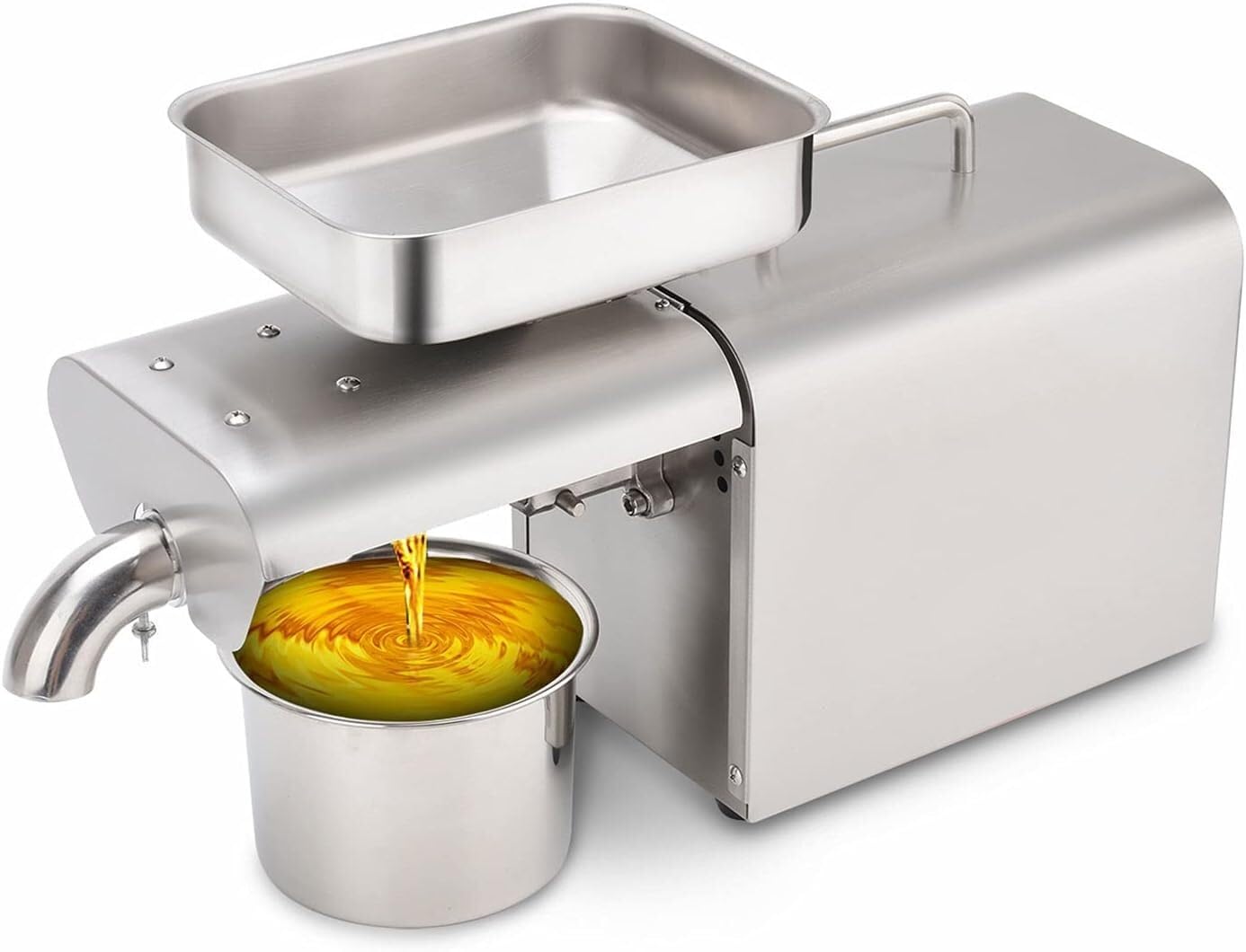 Extracteur d'huile automatique presse à froid et chaud pour graines de noix inox 110v