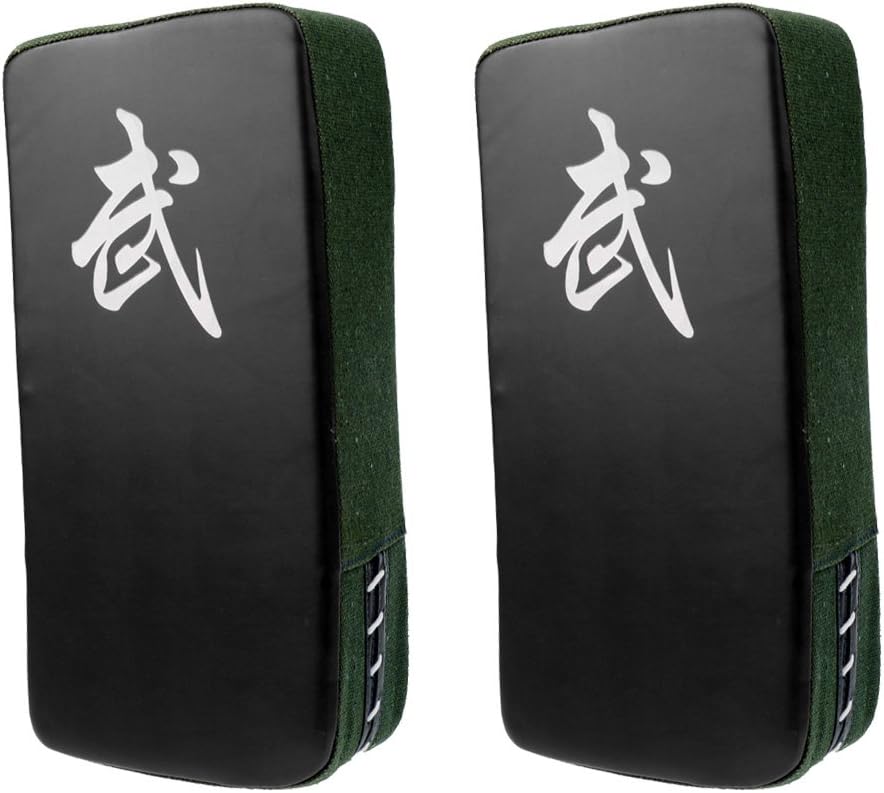 2X MMA Muay Thai Arm Focus Boxing Kick Pads | Premium PU Leather & EVA Foam | Adjustable Arm Band | Target Punching Bag Training Equipment | for Martial Arts Enthusiast