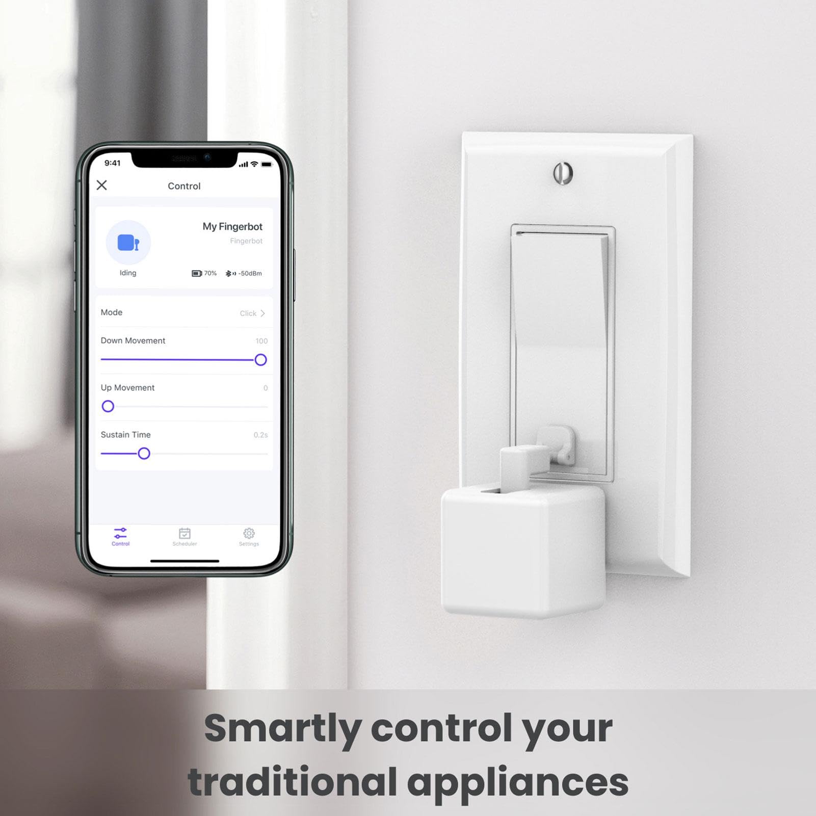 Bouton De Commande Bluetooth, Compatible Avec Une Application, Fonctions De Minuterie Et De Telecommande 98743908
