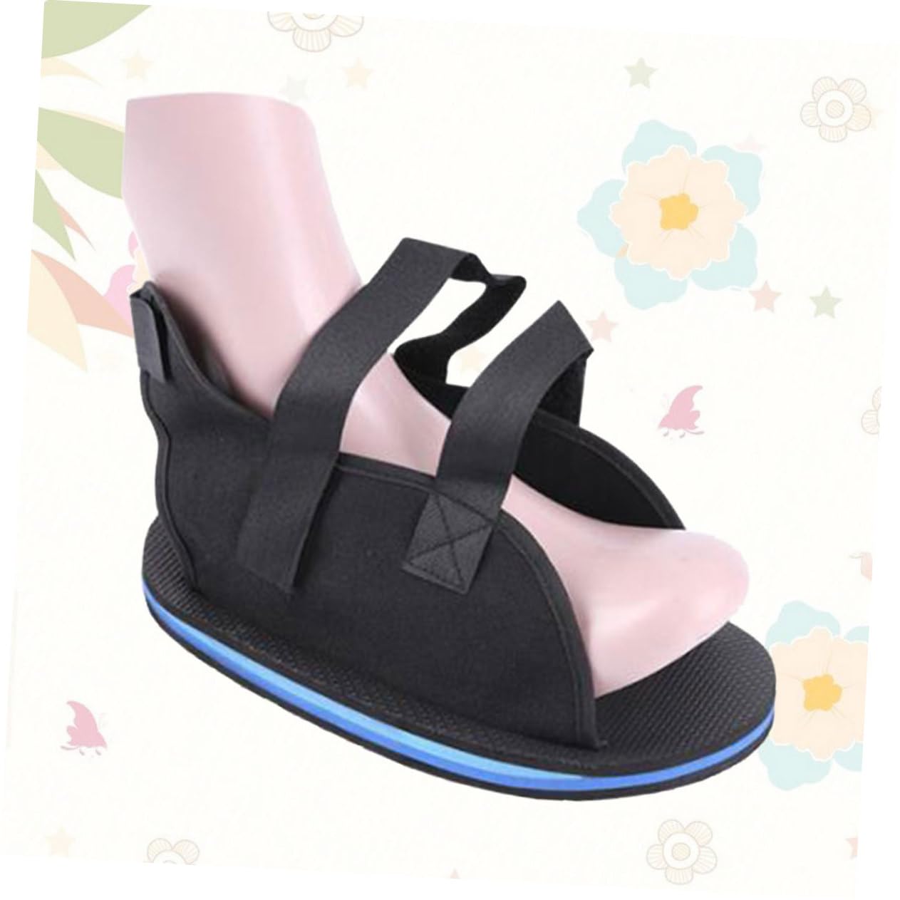 Stability Fracture Shoe Cover Adjustable Boot for Broken Foot Recovery Ankle Support for Postoperative Protection Fits Left/Right Foot