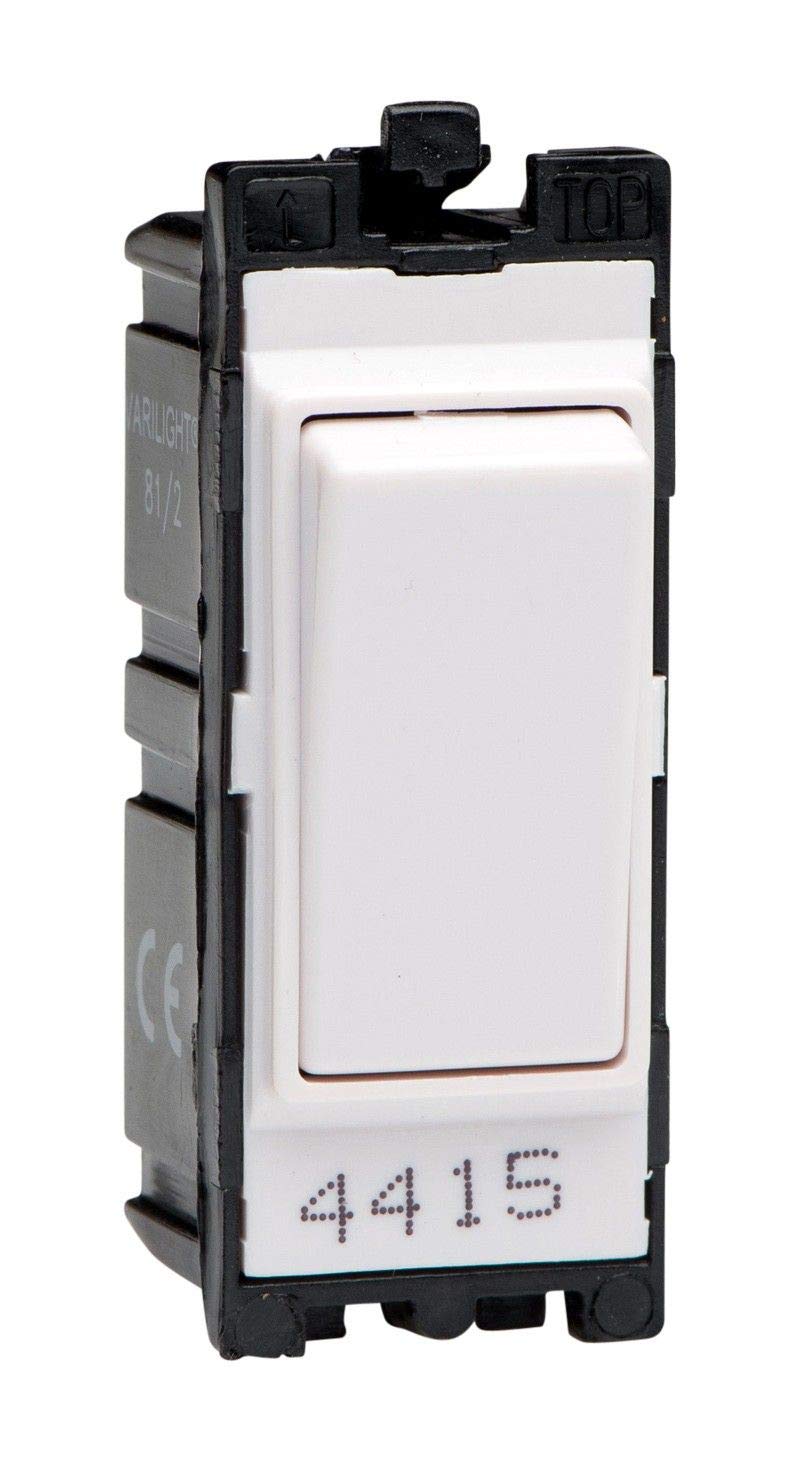 Varilight G202SW Powergrid Module White 20A 2-Way Single Pole Switch