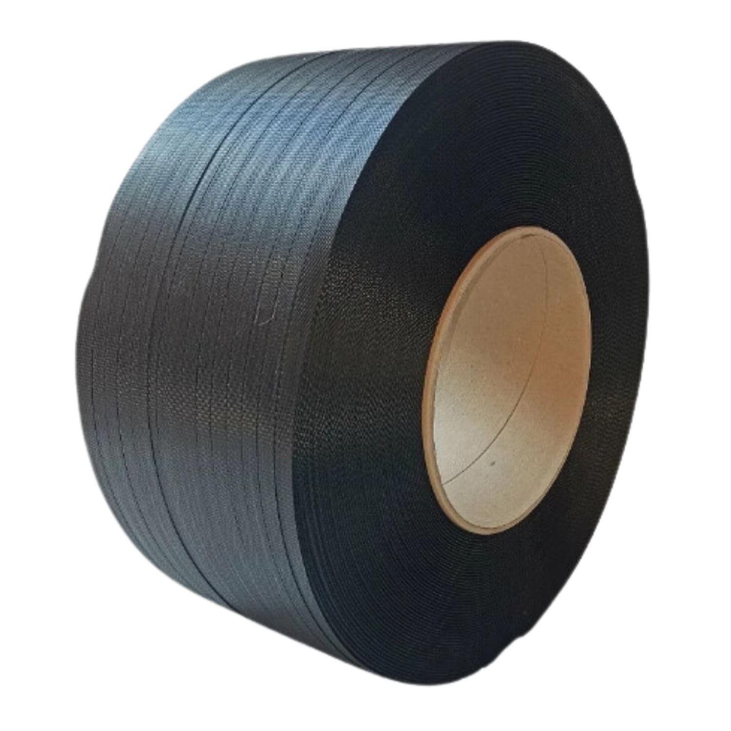 dimapax PP Umreifungsband 905 | 12 x 0,55 mm x 3000m | Bandspanner 990 Schnallen | Band (1 Rolle schwarz)