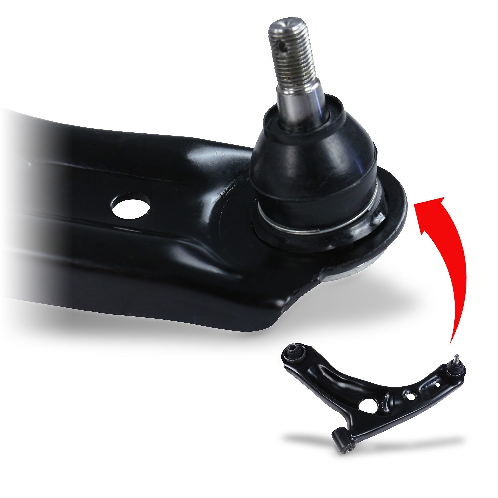 ATEC Germany Jeu de direction transversale - 2x bras de suspension avant 2x