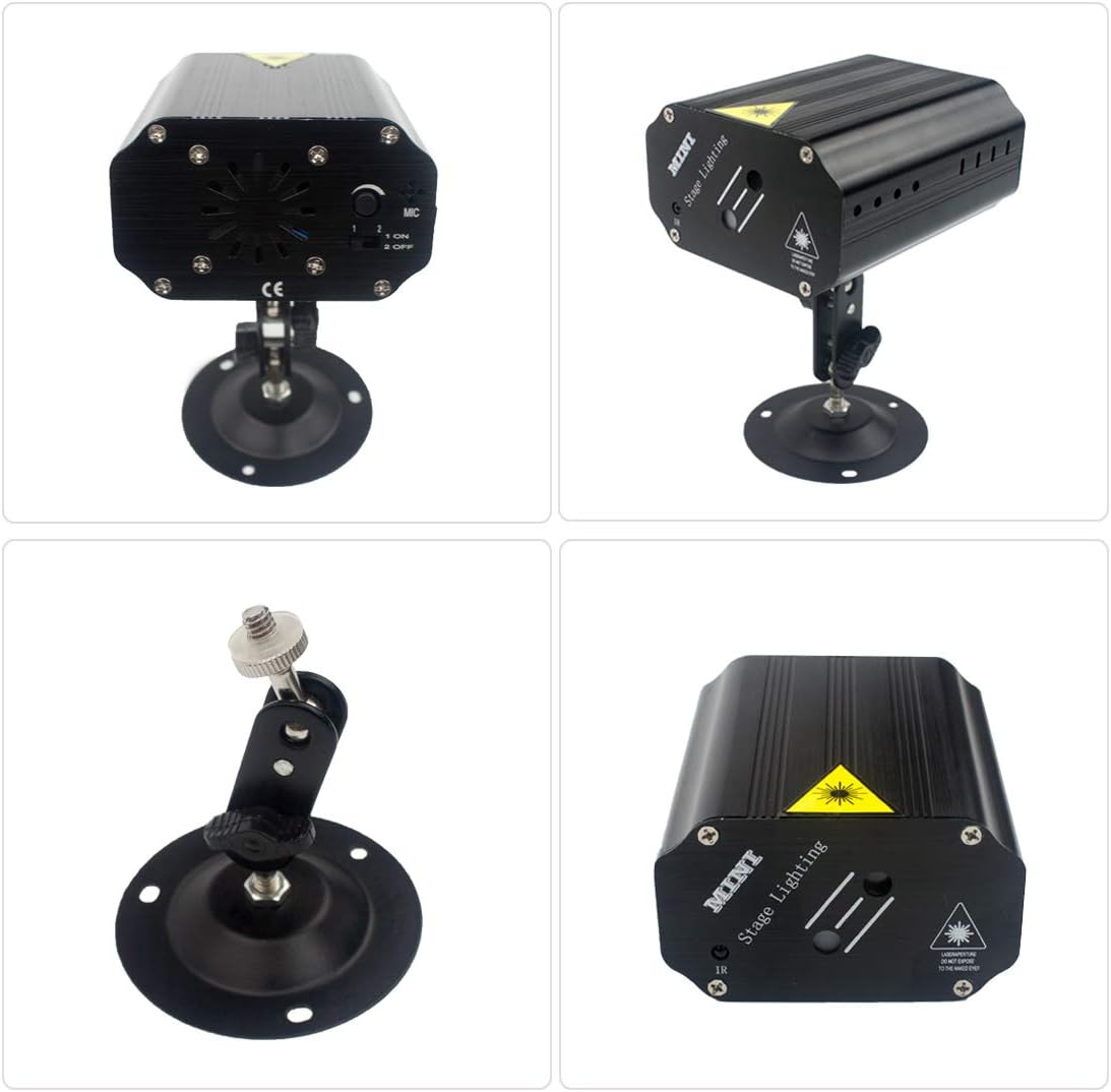 Party Lights DJ Lights Disco Stage lights Sbolight Led Projector Strobe lights dj equipment for Stage Lighting with Remote Control for Dancing Christmas Gift Thanksgiving KTV Bar Birthday Outdoor