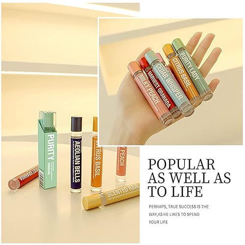 Miniatura 7 de Fresh Flower Fruit Fragrances, 4 unidades, aceite de perfume, sin alcohol, para mujeres y hombres, 0.33 onzas líquidas (serie de fragancias florales)