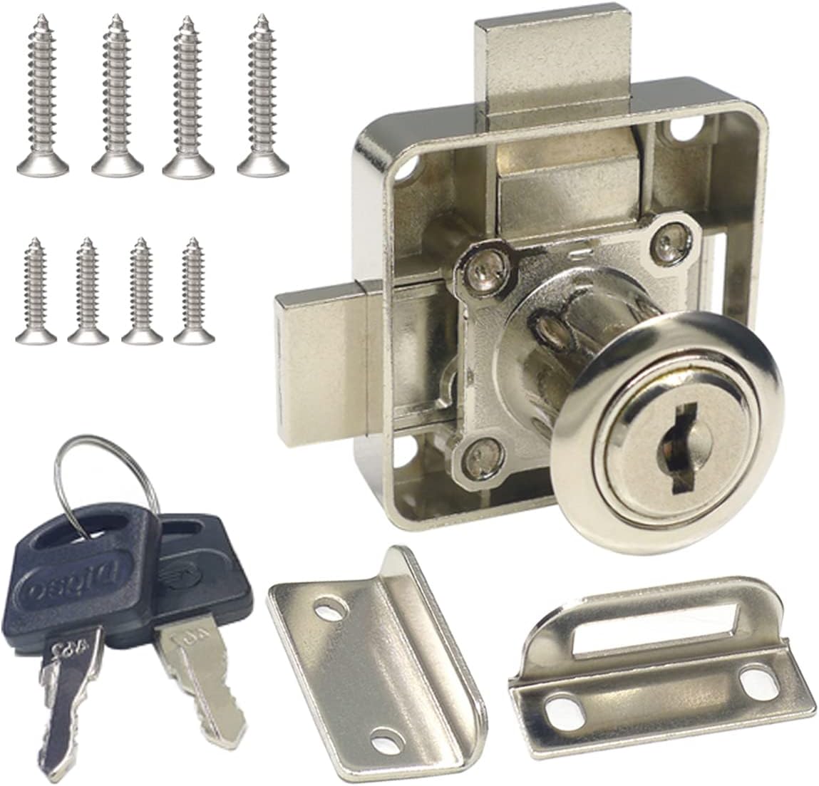 Double Door Lock Drawer Lock [Keyed Alike] Double