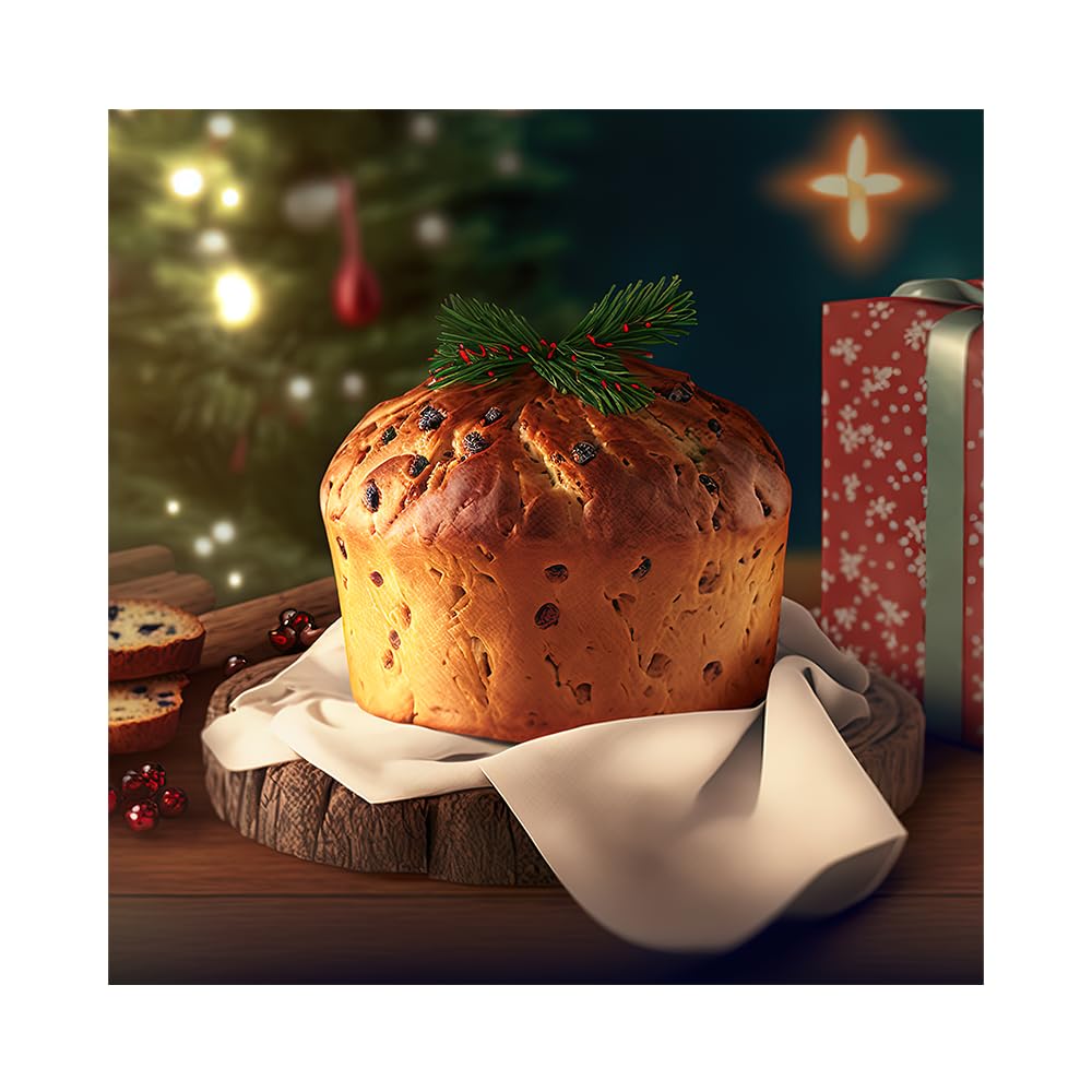 cubex professional Weinregal, Weihnachtsboxen und Panettonihalter aus Wellpapier, rot, Panettone Classico, Strenne