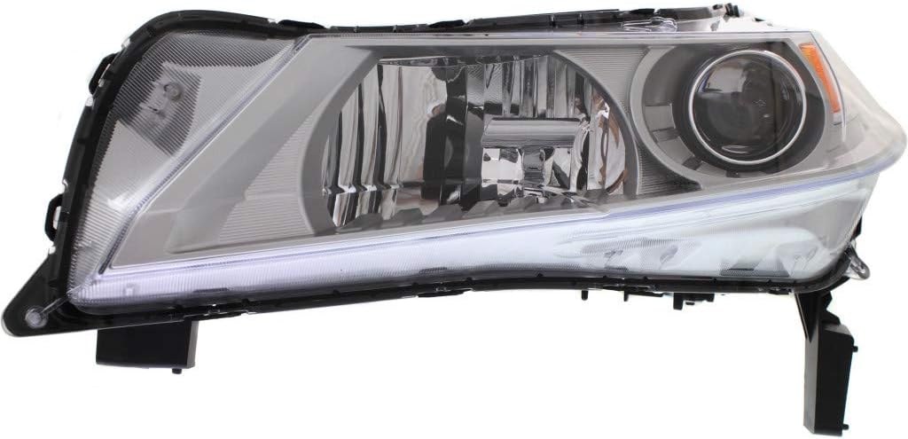 CarLights360: For Acura TL Headlight Assembly 2009 2010 2011 Driver Side | HID | CAPA Certified Replacement For AC2518116 | 33151TK4A01