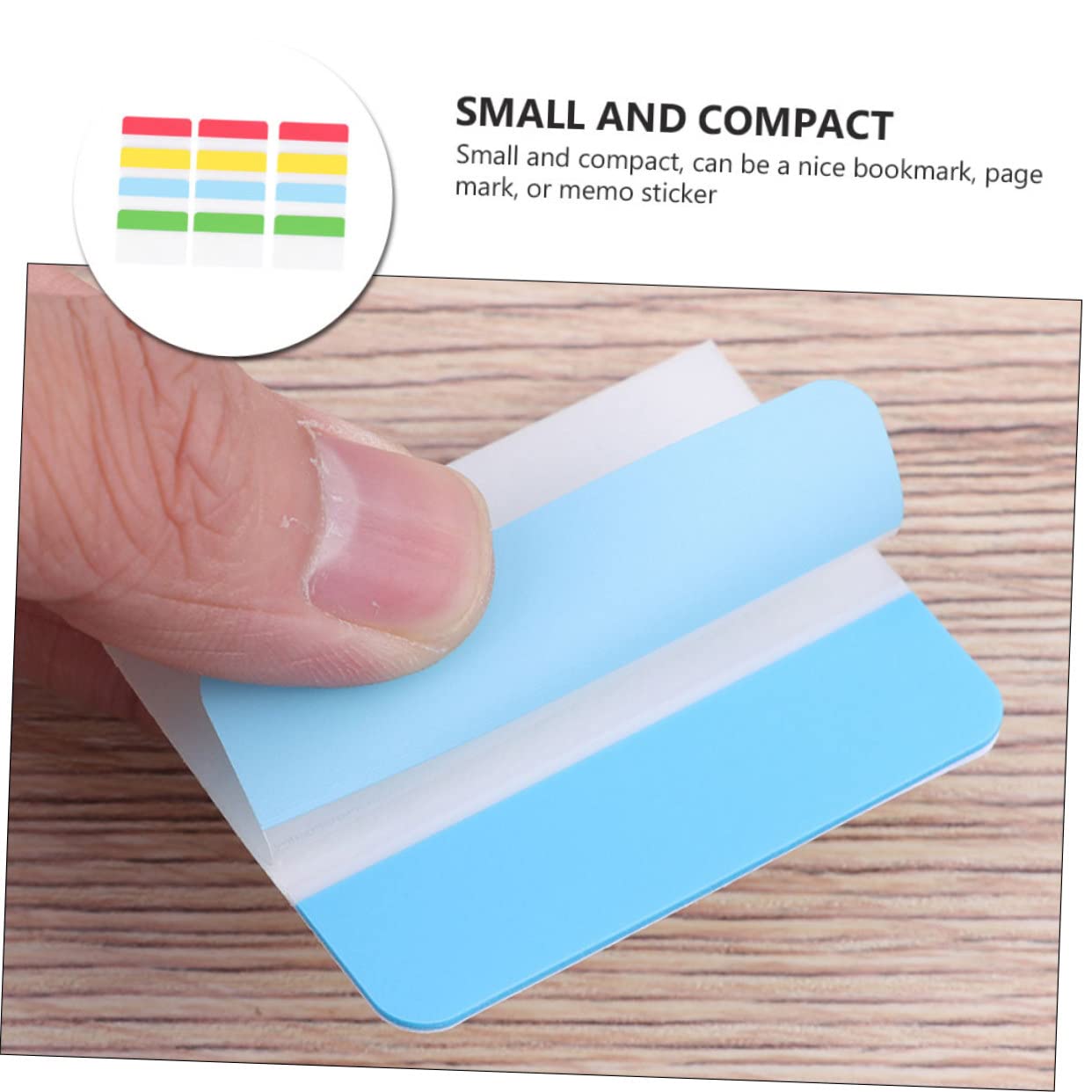 Artibetter 9sets Adesive Indicatore Per Pagine Linguette Indicizzate Reposition-able Semi-trasparenti