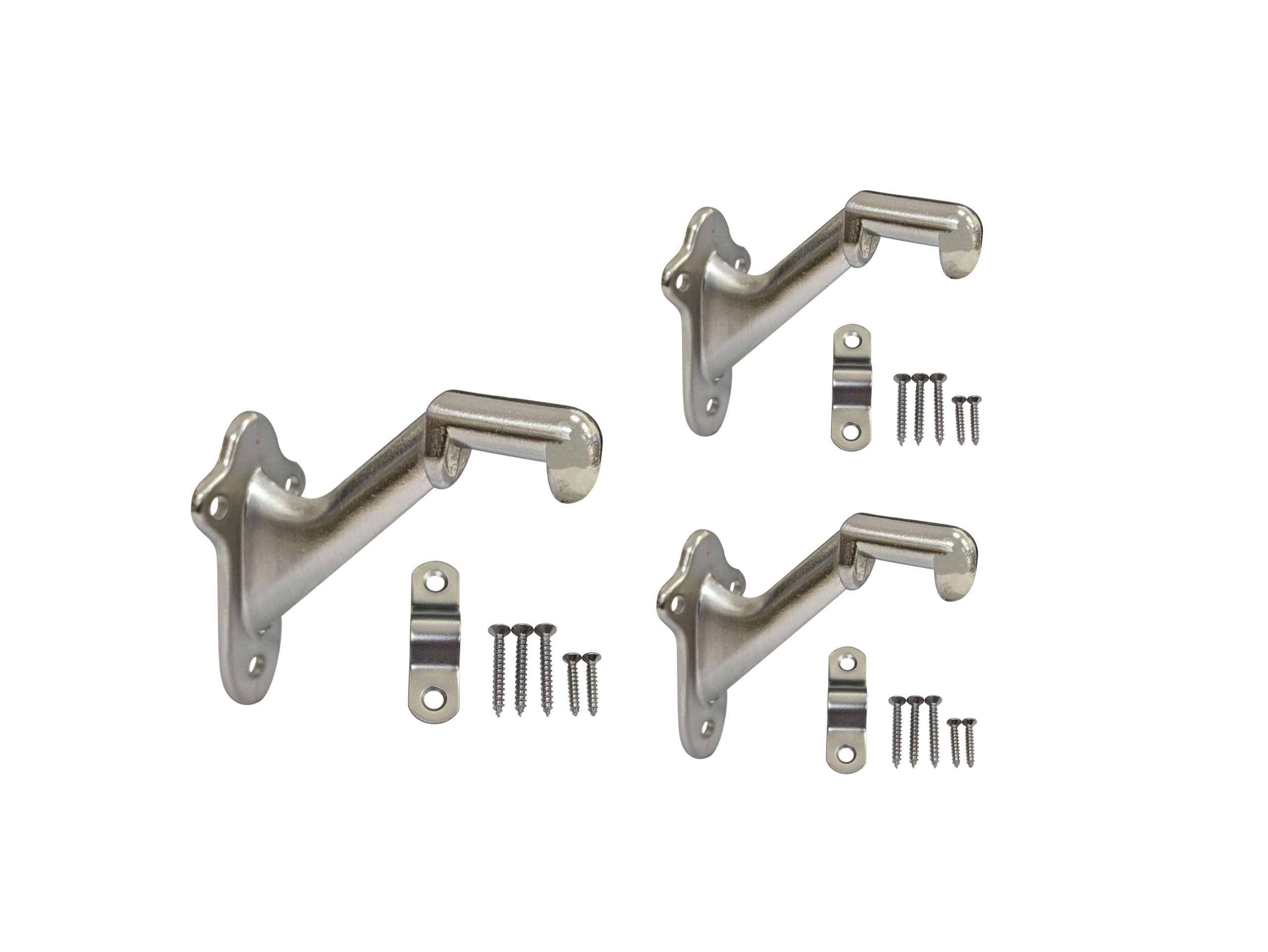 Support de main courante 7,6 cm zinc QCAA pour sécuriser l'escalier de la maison