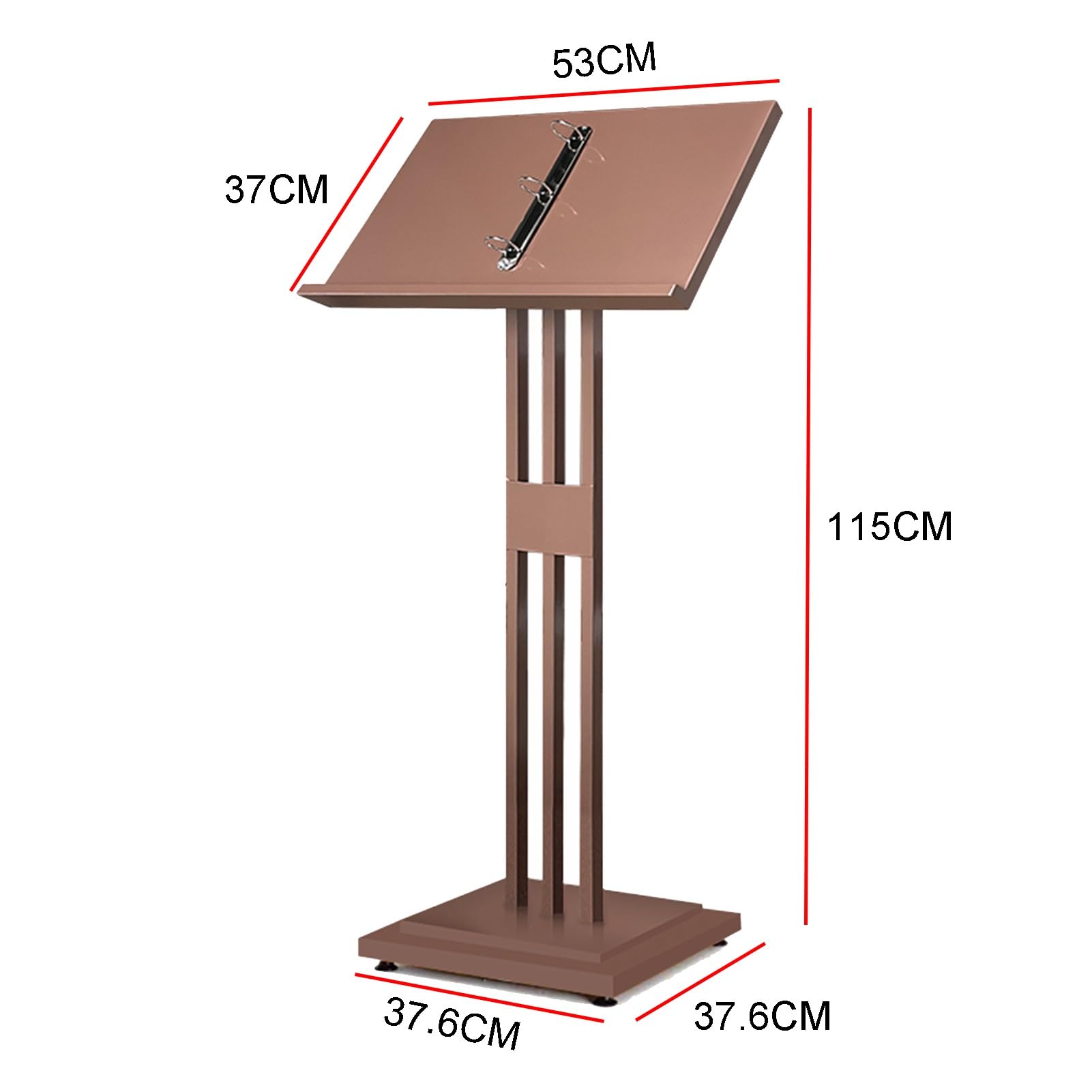 Freending Metal Menu nd - Soporte multiusos para carteles y folletos para cafeterías y eventos (tamaño: F-32 x 28 x 93 cm)