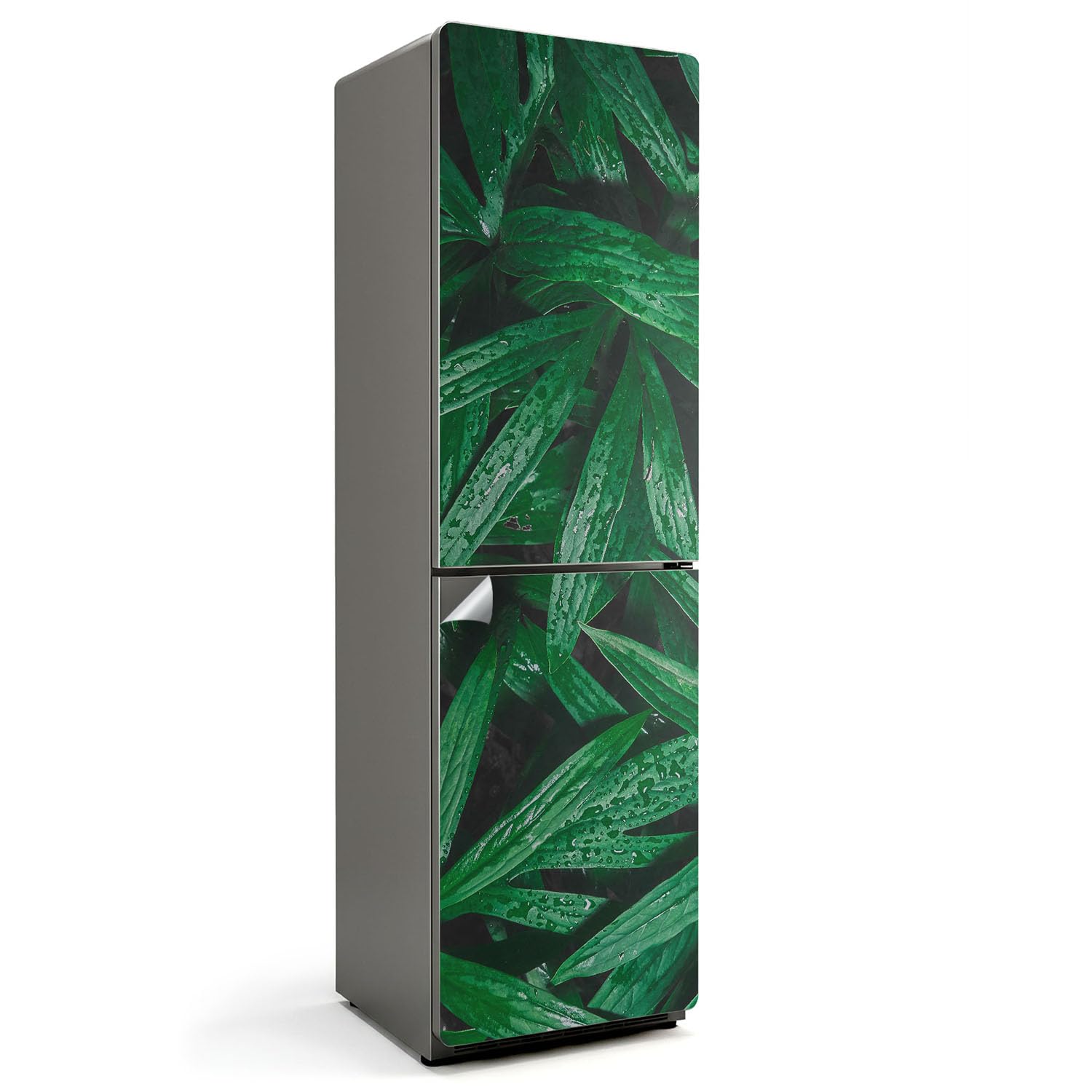 Autocollant porte réfrigérateur pour une décoration de cuisine nature