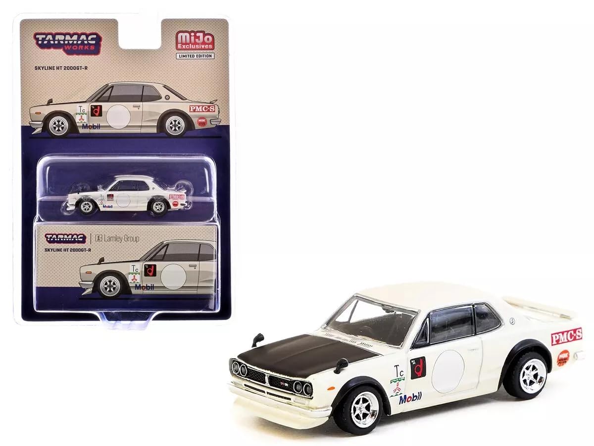 ターマックワークス 1/64 日産 スカイライン 2000 GT-R (KPGC10) ホワイト Tarmac Works Skyline MiJo限定 ミニカー [並行輸入品]