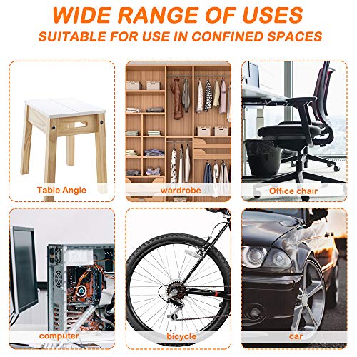 Set Of 6, Flexible Drill Bit Extension Kits, Dakuan 11.8 Inch 9.8 Inch 7.8 Inch Different Sizes Flexible Screwdriver Shaft Easy Bendable Snake Driver Extender, 2 For Each Size #TOP5