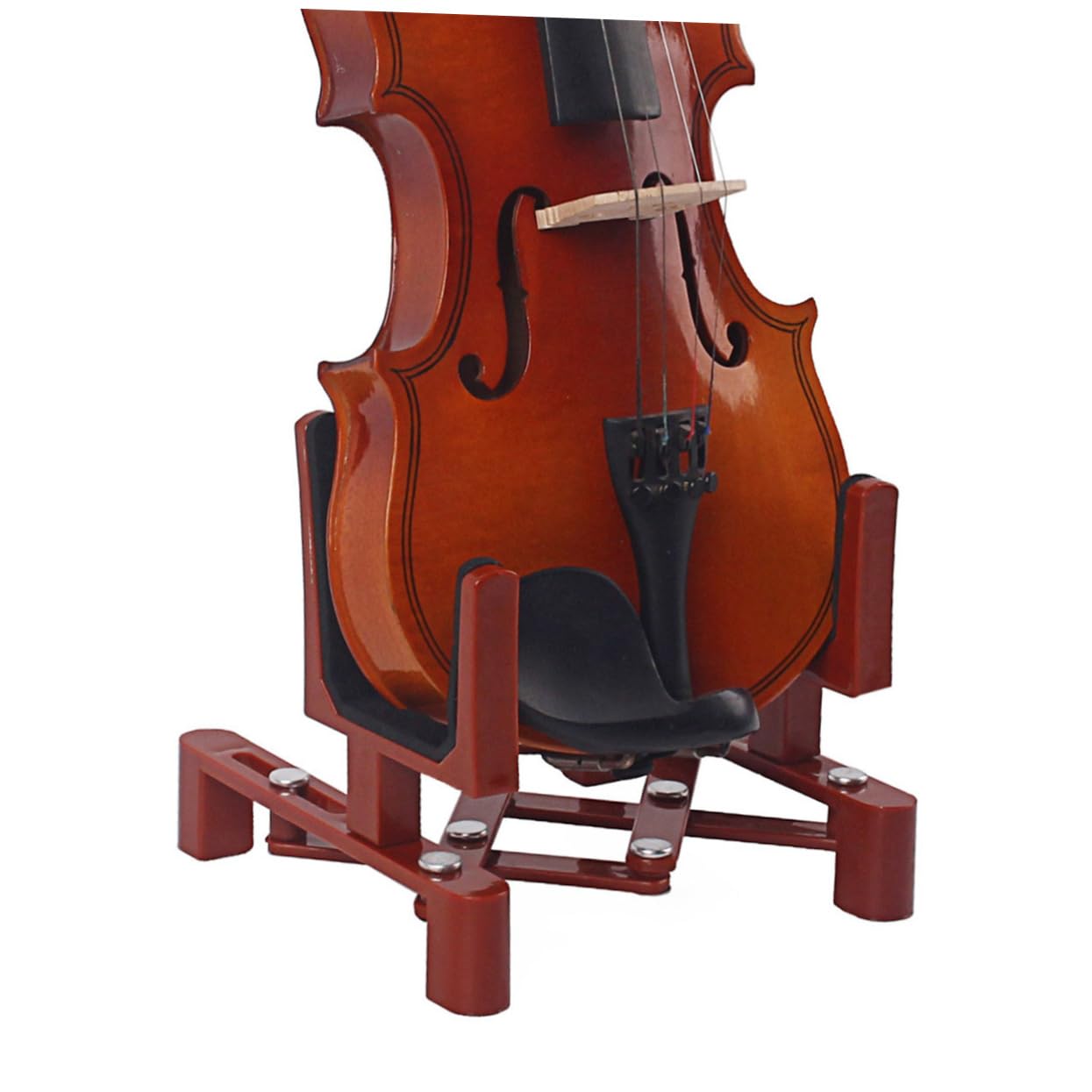 Levemolo Foldable Violin Bracket Portable Violin Stand Profesional Design for Musical