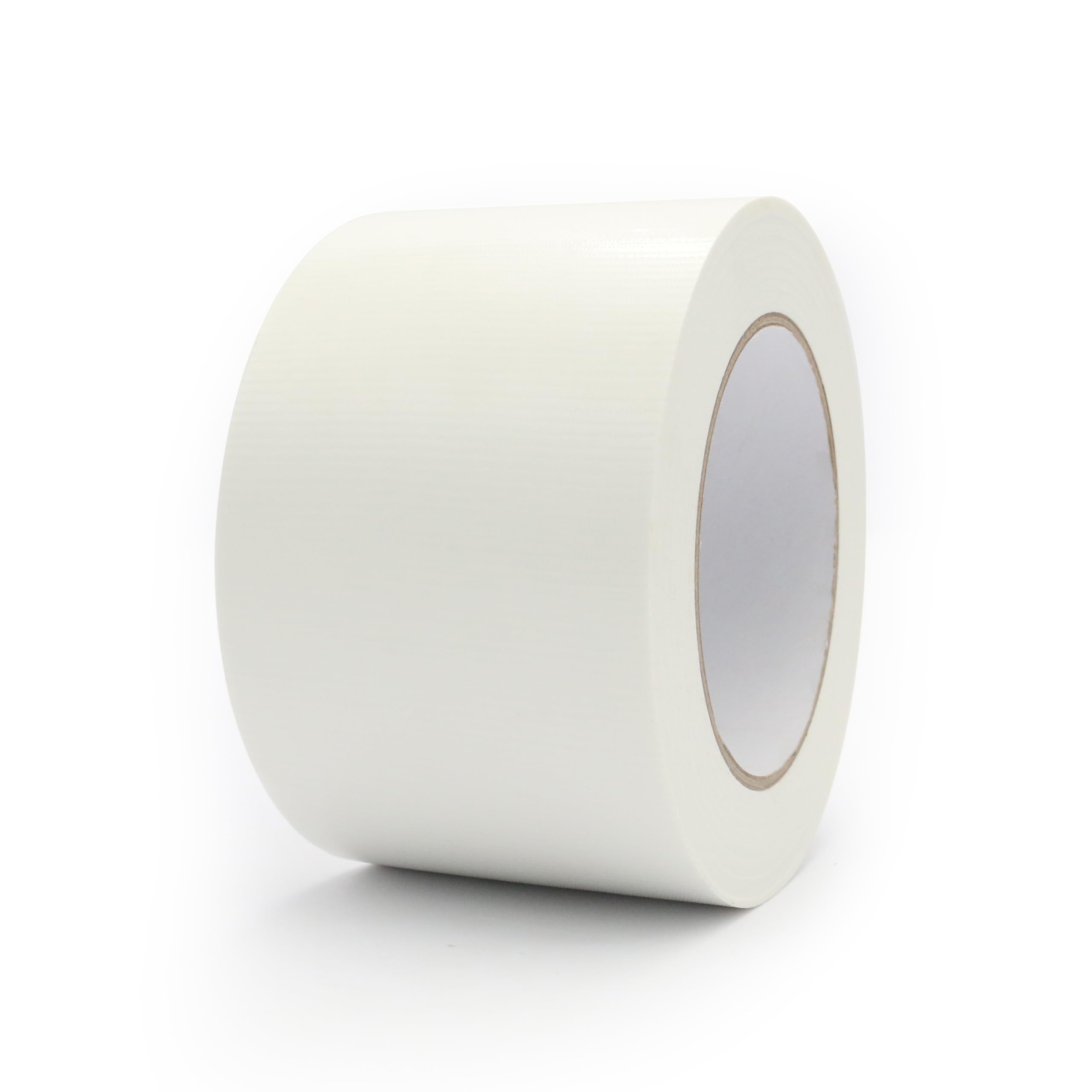 Heavy Duty Duct Tape 3 Inch X 33 Yards, 8.5 Mil Thickness, Multi Purpose White Duct Tape, No Residue, Waterproof, Tear by Hand - for Indoor Outdoor Repairs, Industrial, Professional Use