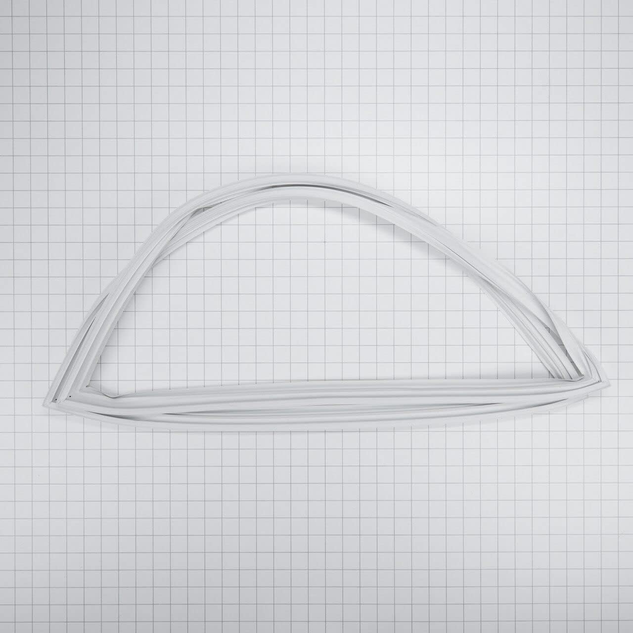 Whirlpool WP12550111Q Genuine OEM Top Freezer Refrigerator Door Gasket, White Replacement Part - Replaces 10456803, 10456803Q, 10456833, 10456833Q, and more