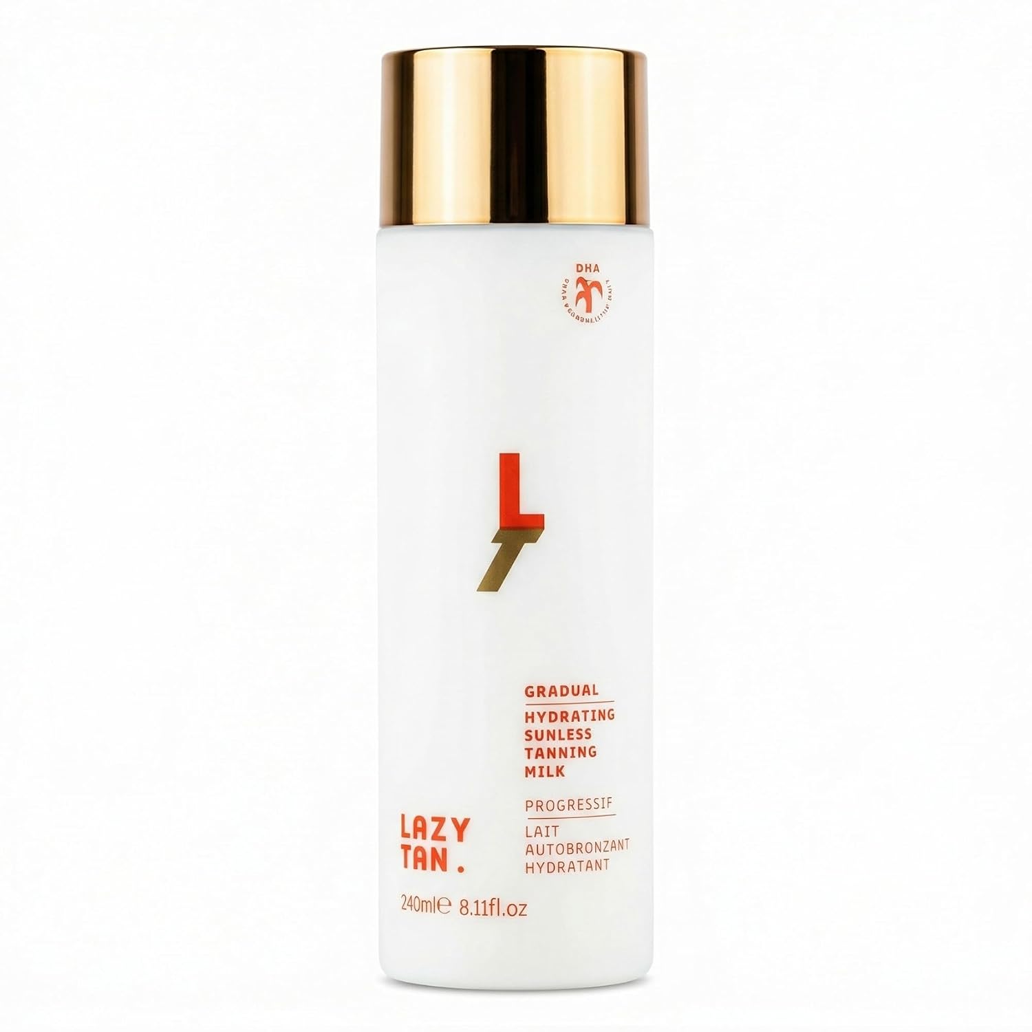 Gradual Self Tanner Milk, Self Tanning Lotion for Women, Sunless Tanner for Face, Body & Legs with Vitamin E, Lightweight & Streak Free (240ml)