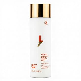 Gradual Self Tanner Milk, Self Tanning Lotion for Women, Sunless Tanner for Face, Body & Legs with Vitamin E, Lightweight & Streak Free (240ml) - Amazon product rated Grade A