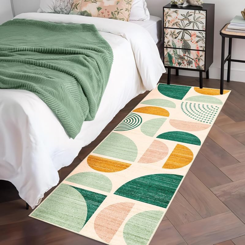 Premium Cotton Printed Rug for Bed Room Multipurpose Runner for H...