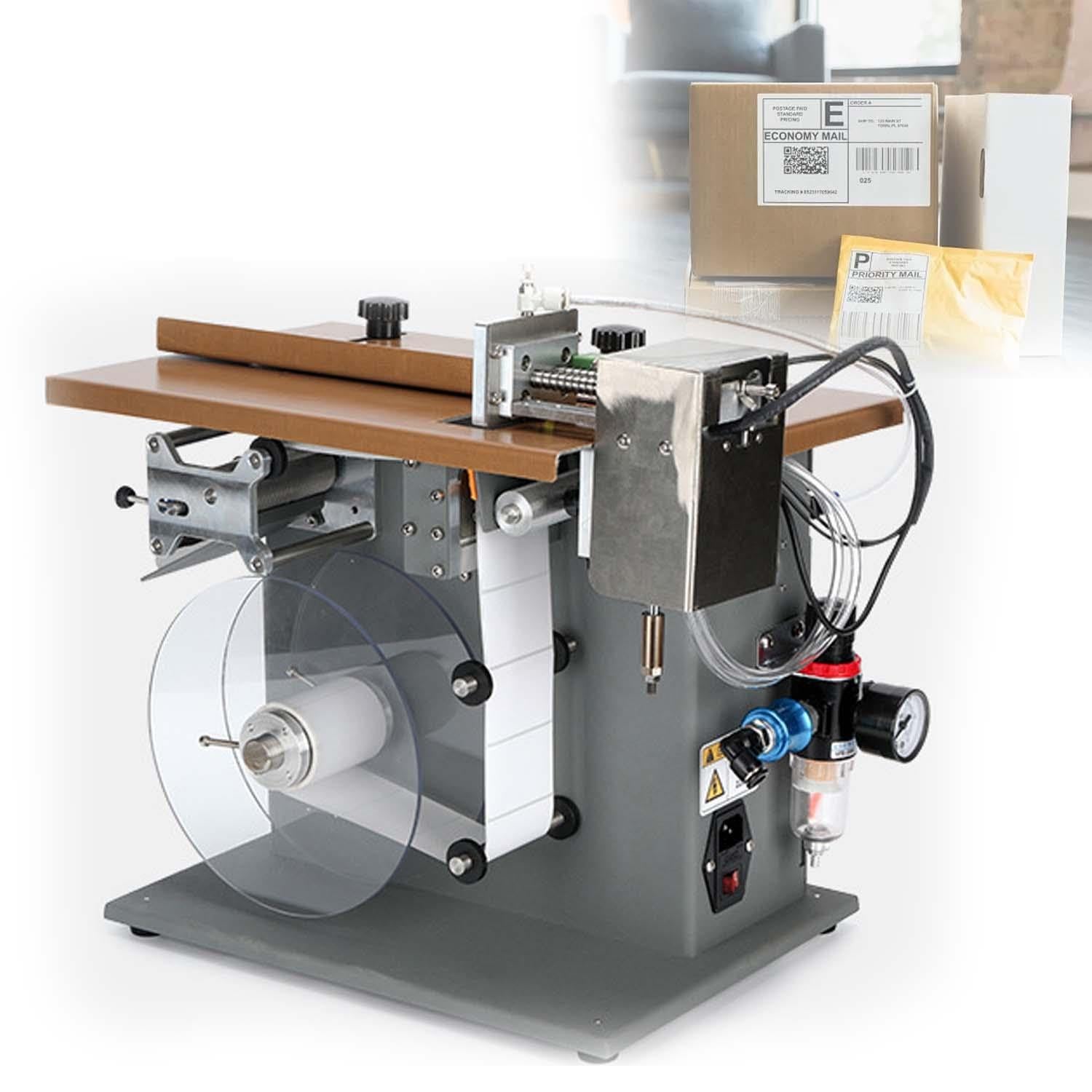 Etiquetadora Plana semiautomática, con precisión de ±0,5 mm