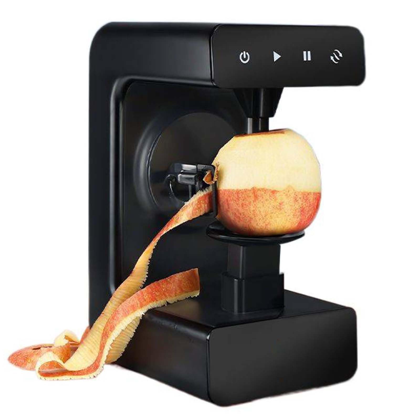 Elektrischer Obst- und Gemüseschäler, Automatische Kartoffelschälmaschine mit Ein-Knopf-Steuerung, Drehbare Klinge, Küchenhelfer für Äpfel und Karotten, Heimgebrauch