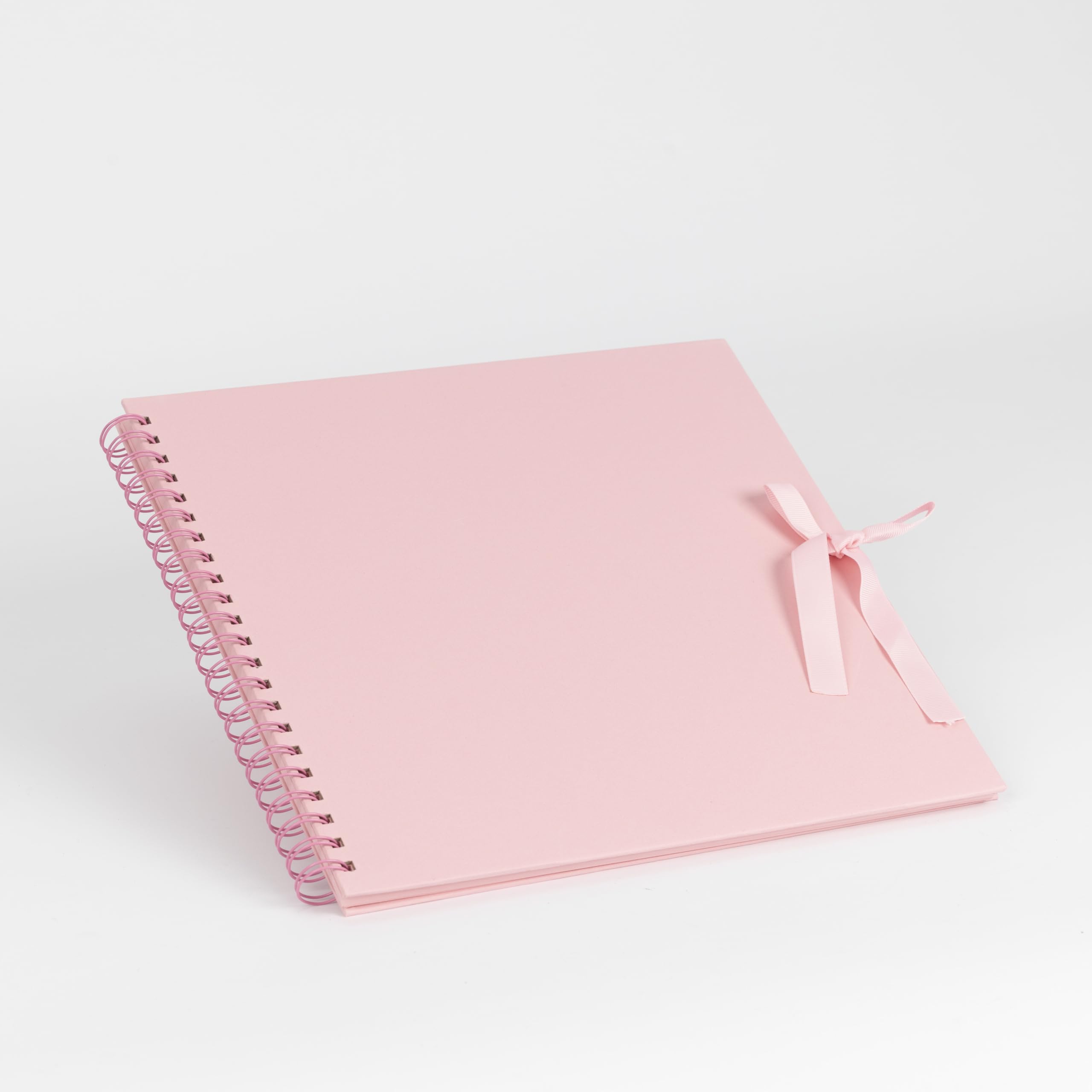 Scrapbook Photo Album Spiral Bound for Wedding Couple Travel Memory Book with 40 Pages - Large, 12 x 12" (Pink) - Image 4