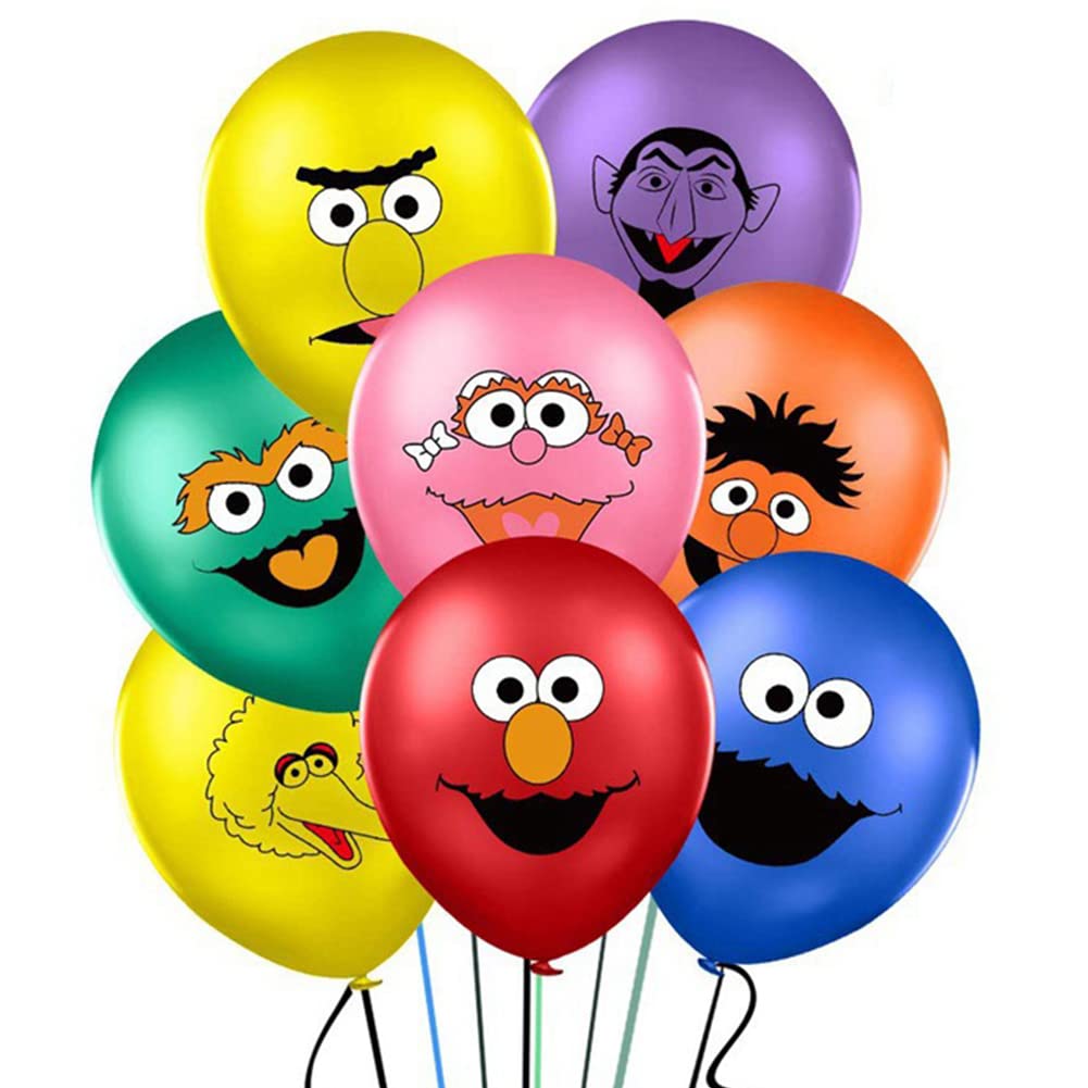 Buy Sesame Street Party Balloons, Hilloly 32Pcs Sesame Street