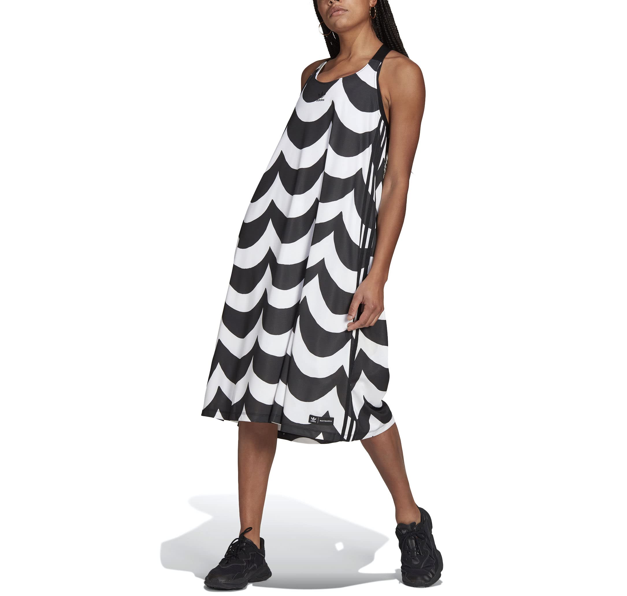 adidas Originals Damen Marimekko Midi Tank Racerback Kleid