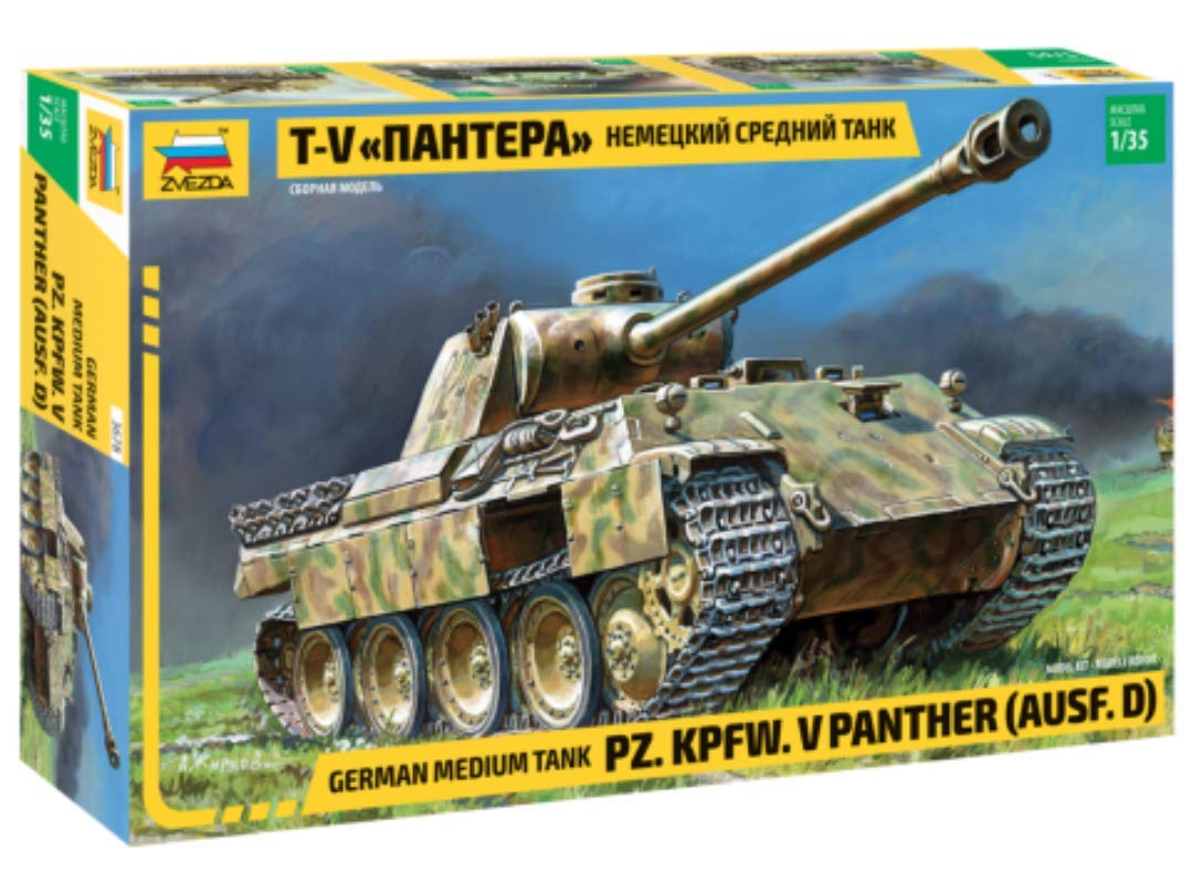 Zvezda 500783678-1:35 samochód pancerny V Panther wersja D