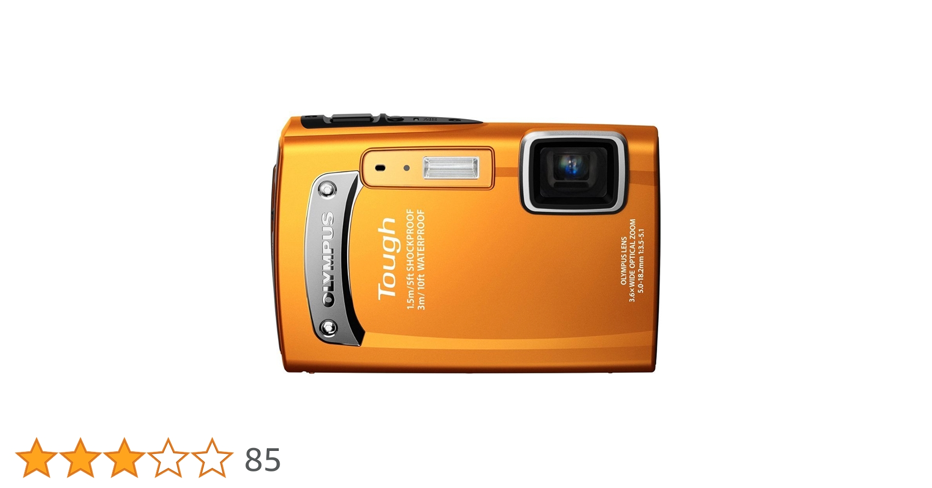 【スマホ転送OK】OLYMPUS TOUGH TG-310 オレンジ Amazon | OLYMPUS 防水デジタルカメラ TOUGH TG-310 オレンジ 3m防水