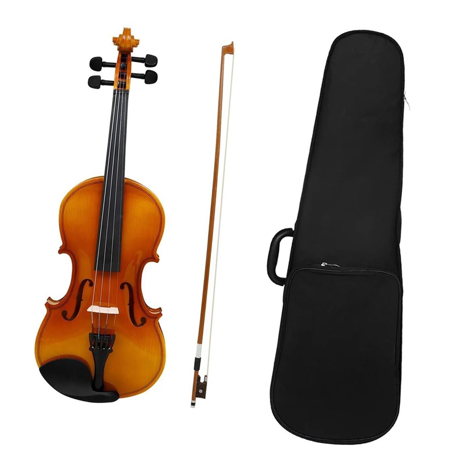 Violino Acustico In Legno Massello Da 1/4 1 Pezzo Adatto Ai Principianti Violino(1/8)